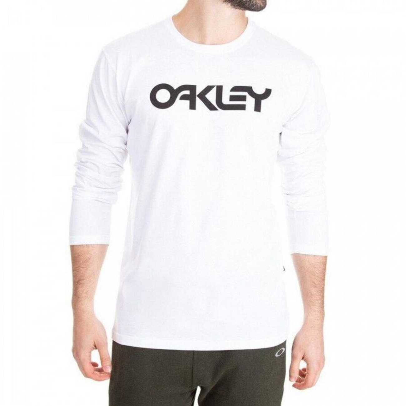 Camiseta Oakley Daily Sport 2.0 Manga Longa Masculina - Laranja