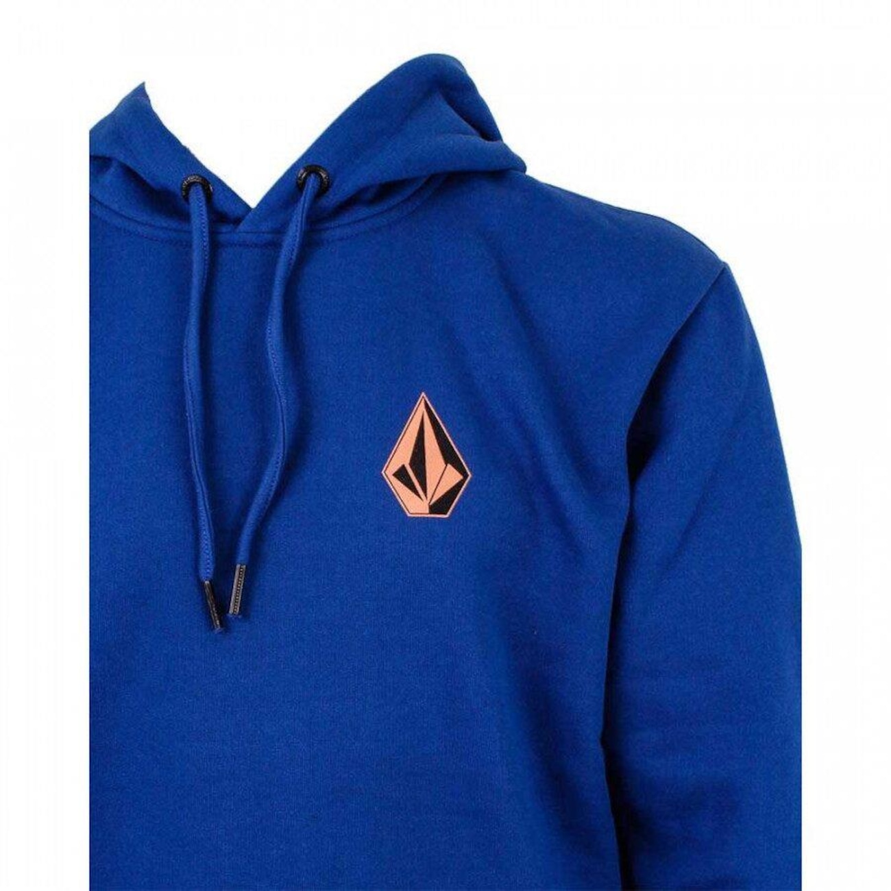 blue volcom moletom com capuz