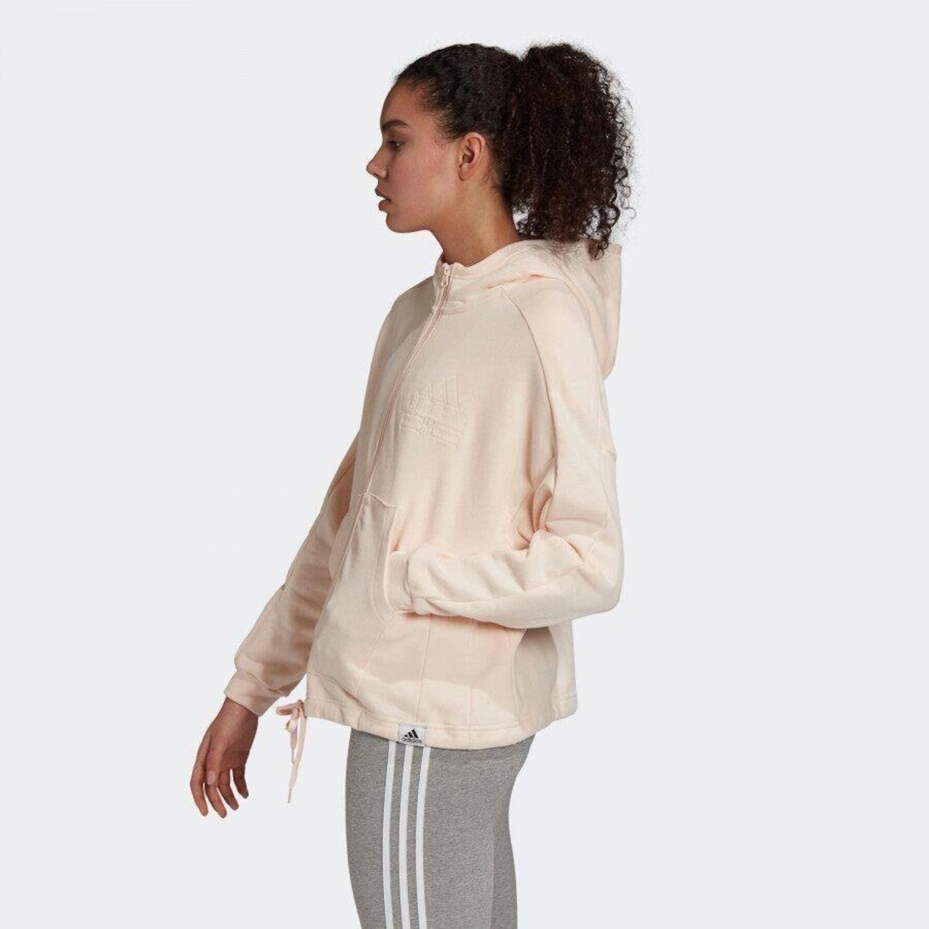 jaqueta adidas brilliant basics feminina