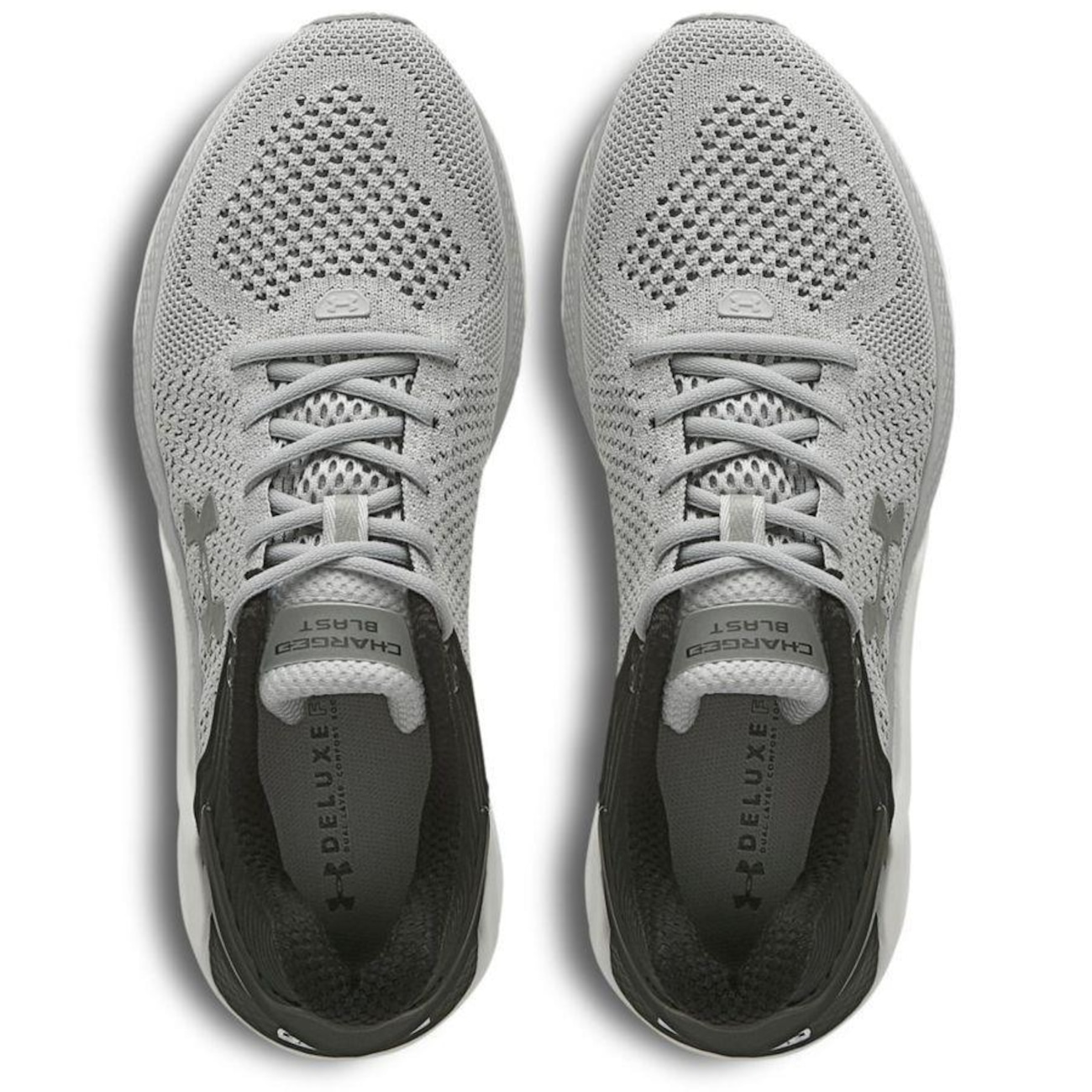tênis under armour charged blast cinza