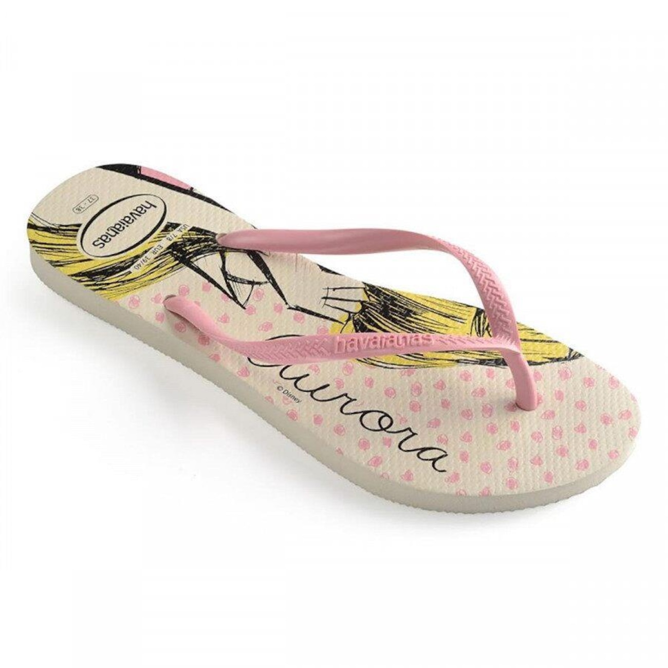 Chinelo Havaianas Slim Princesas Aurora Feminino Centauro