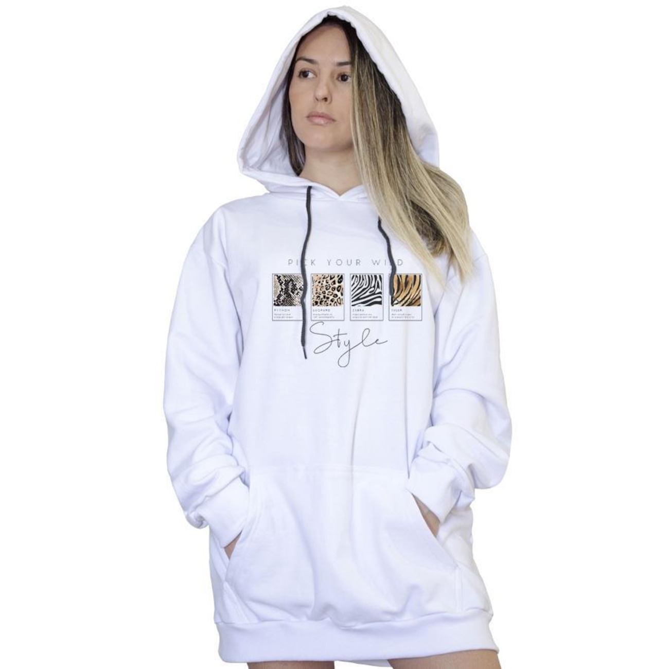 white sweatshirt moletom com capuz womens