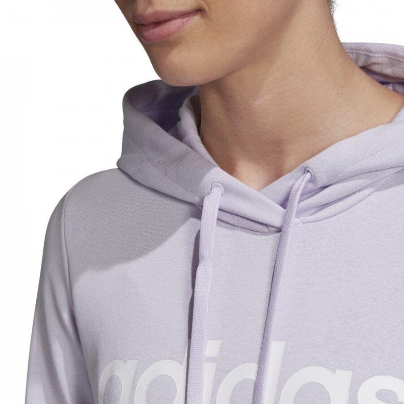 lilac moletom com capuz adidas