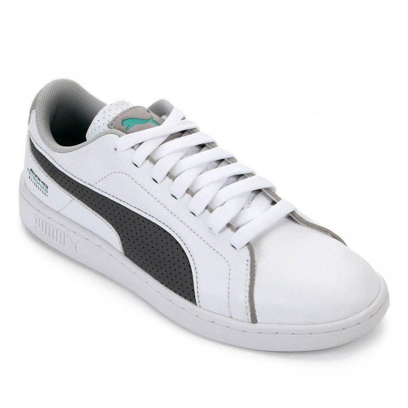 tenis puma smash couro