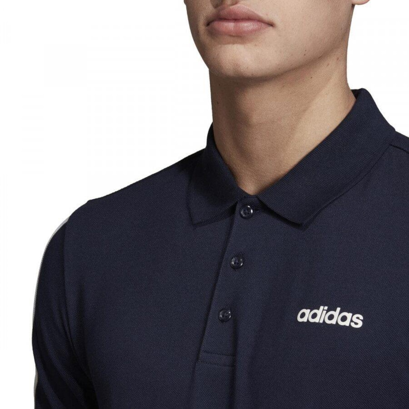 camisa polo adidas algodão