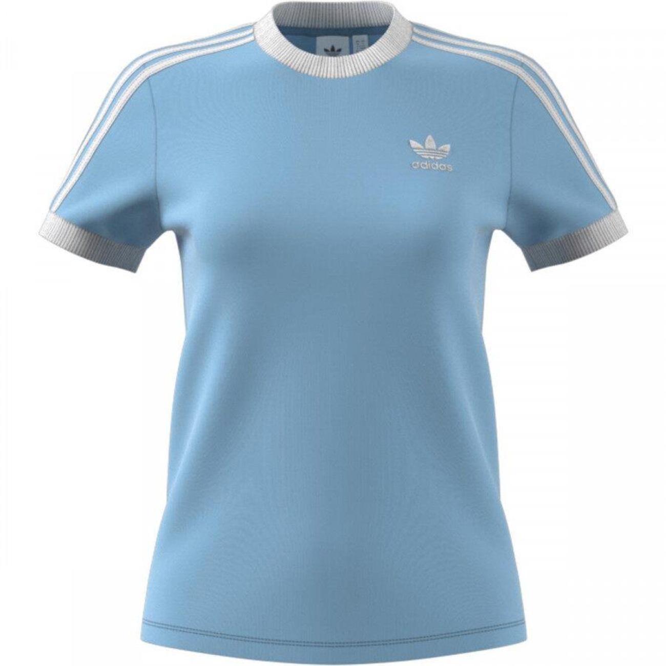 camiseta algodao adidas feminina