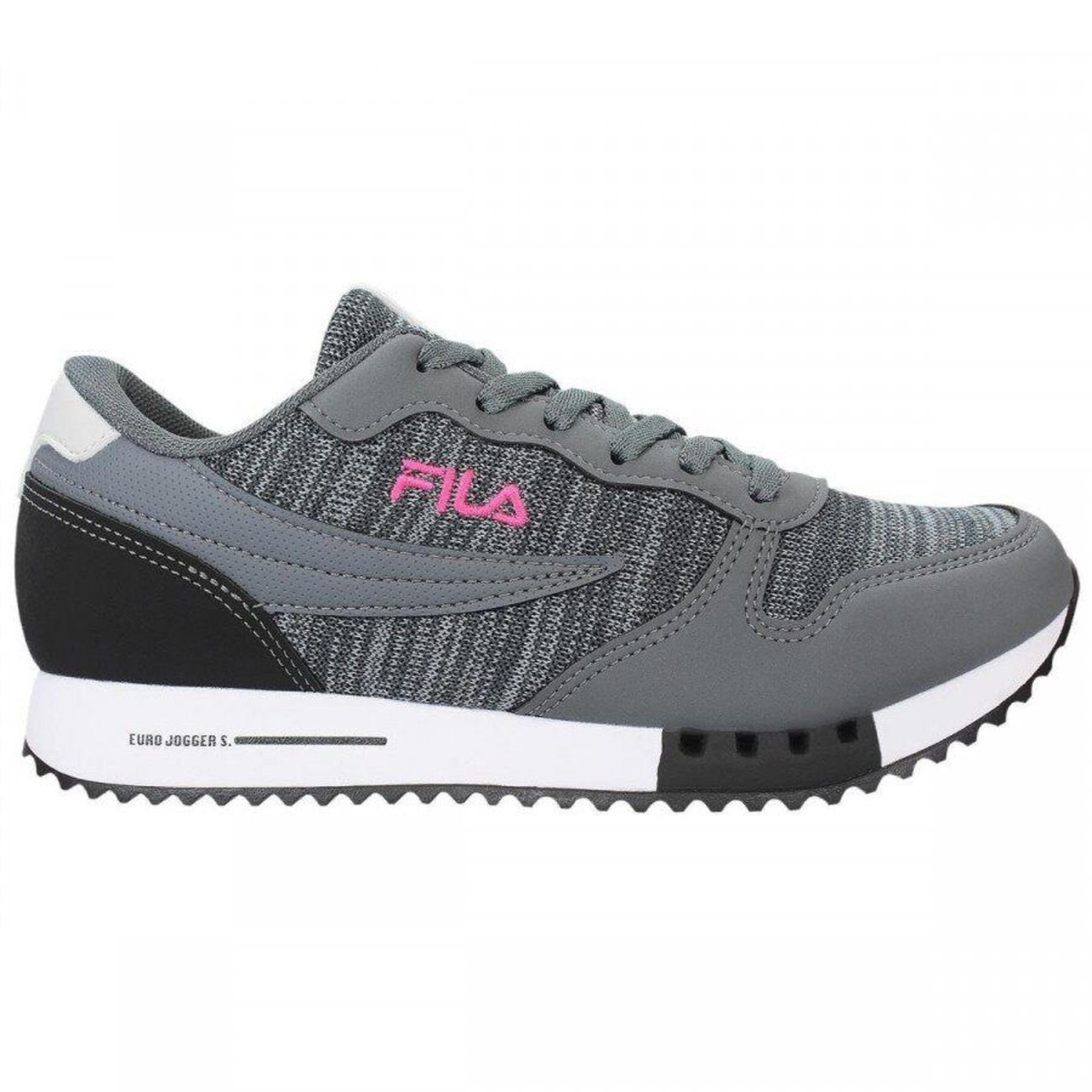 tênis fila euro jogger sport cinza