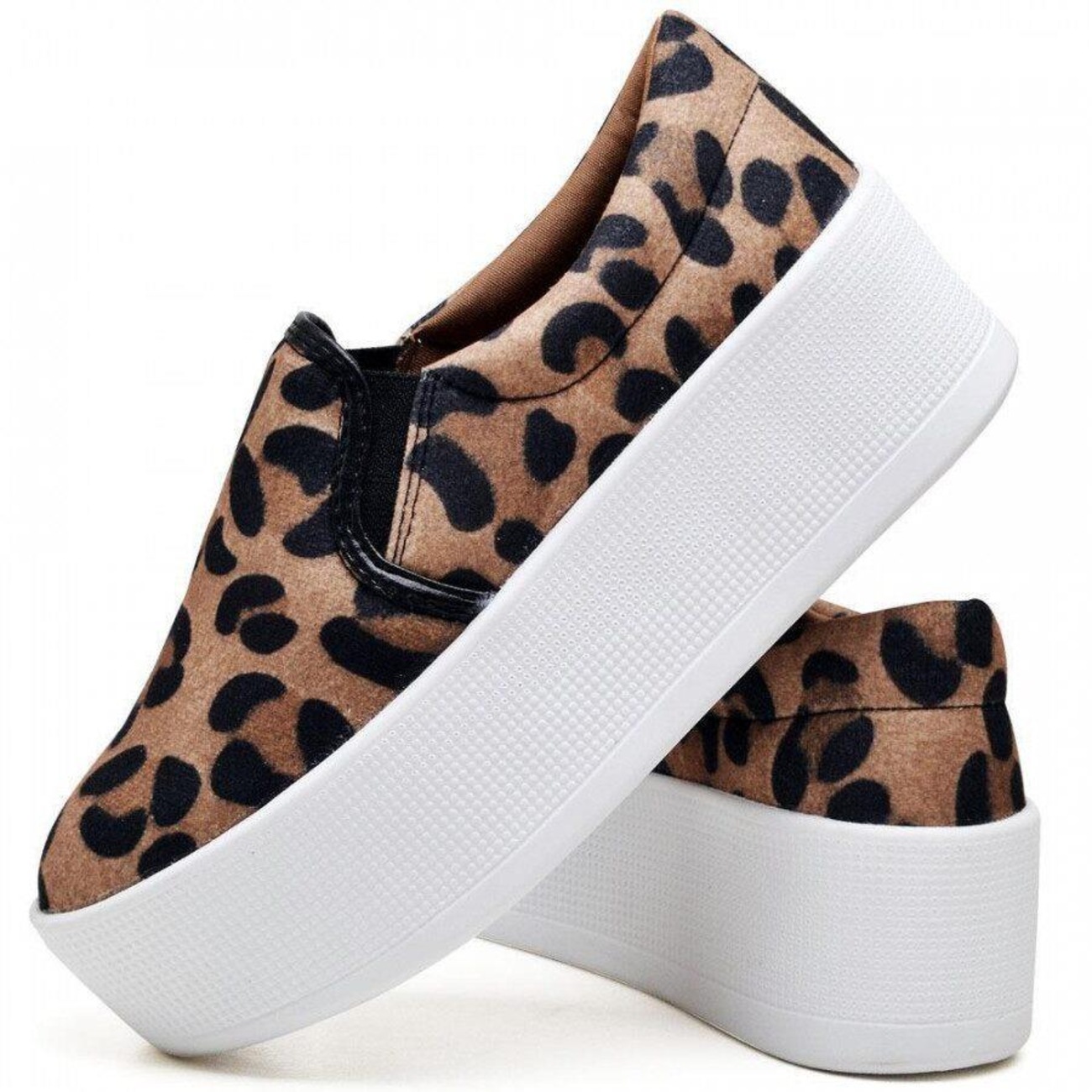 slip on flatform feminino