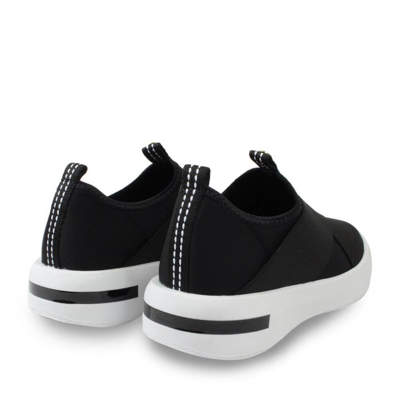 tenis vizzano slip on elastico preto