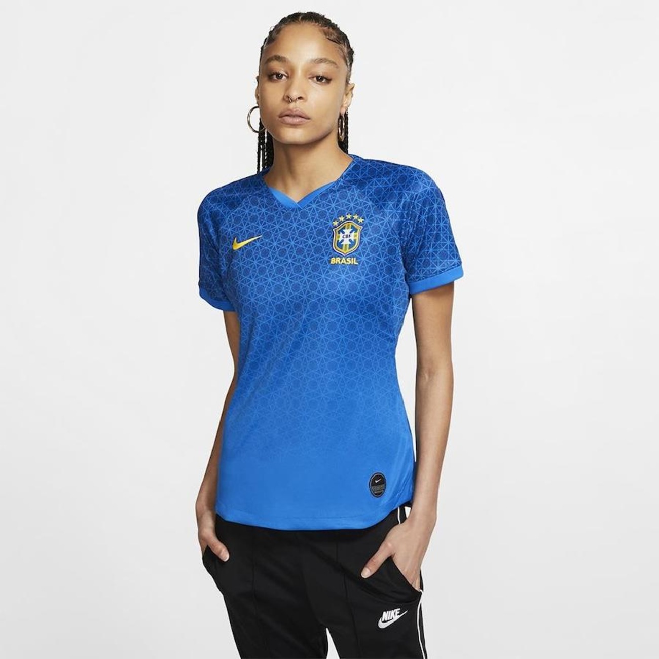 CAMISA NIKE INTERNACIONAL OFICIAL 2 2019/20 SEM NÚMERO FEMININA