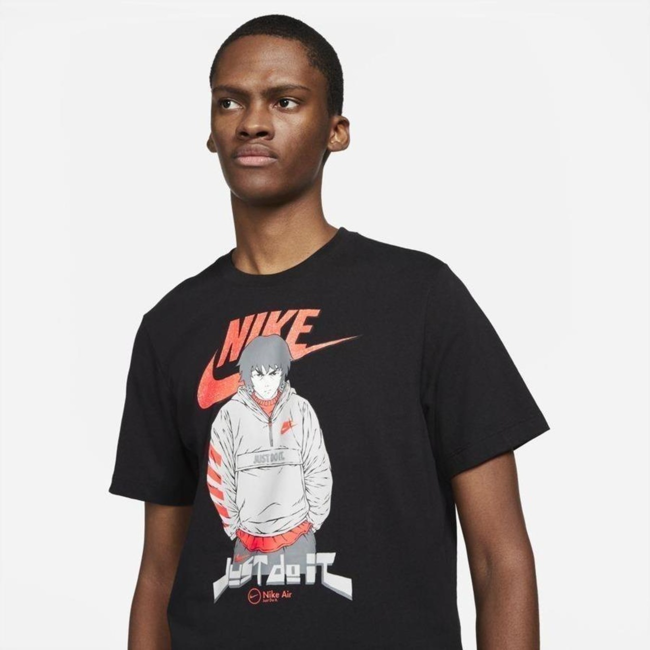 camiseta nike sportswear bordado manga longa masculina