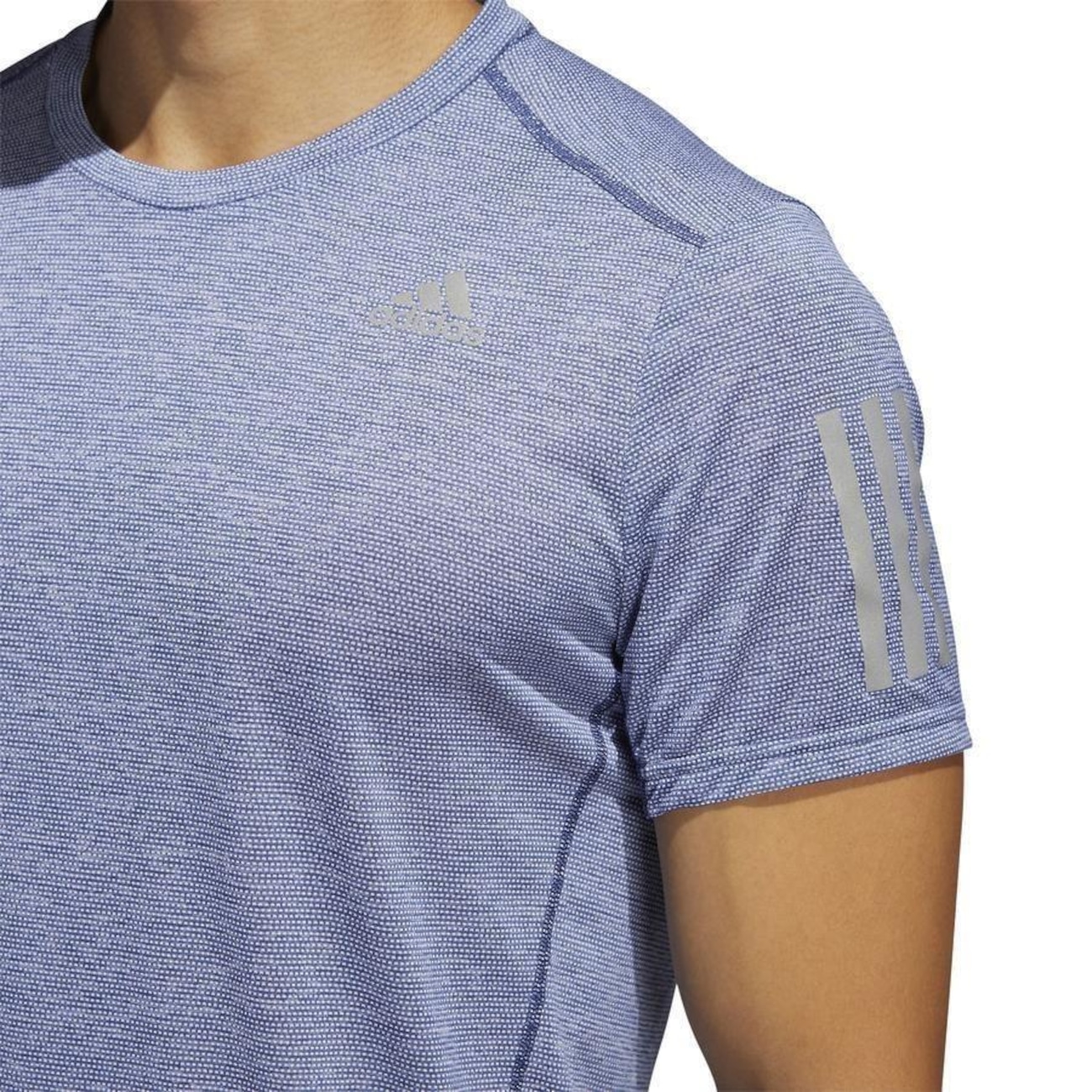 camiseta adidas own the run logo masculina