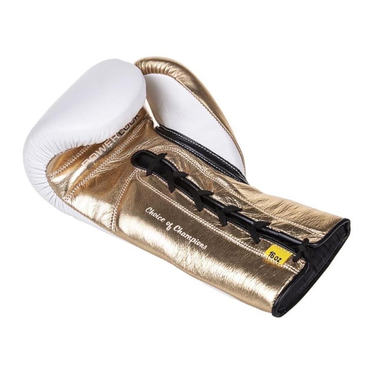 EVERLAST グローブ POWER LOCK ホワイト/ゴールド　16oz Luvas de Boxe Everlast Powerlock Amarração 16 OZ - Adulto | Centauro