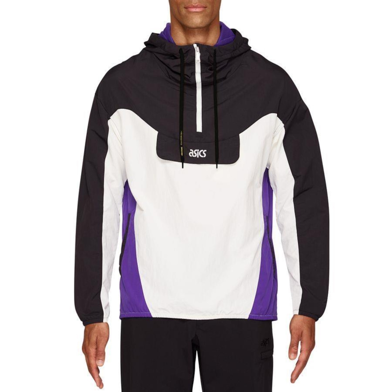 Jaqueta com Capuz Asics Tiger WVN CB Anorak - Masculino | Centauro