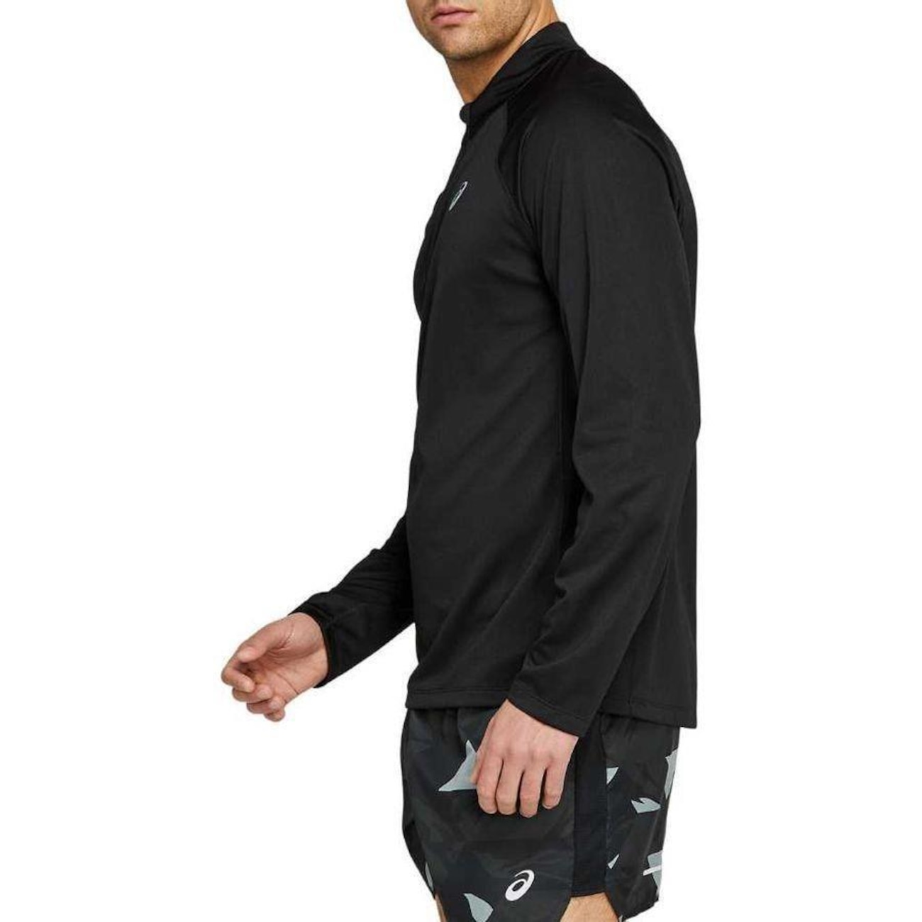 S.A　1011 Camiseta Manga Longa Asics Icon 1/2 Zip - Masculino | Centauro
