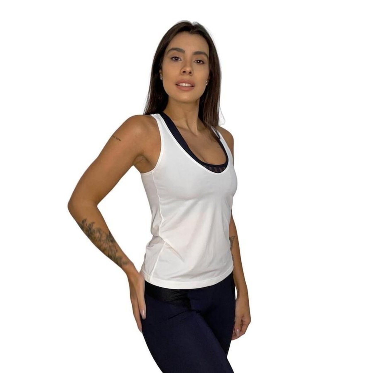 Camiseta Regata Nadador Fitness CorpusFit Moda Fitness - Feminina