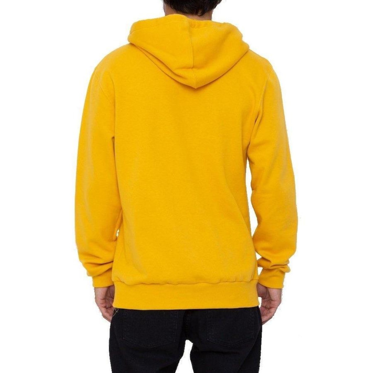 blank yellow moletom com capuz