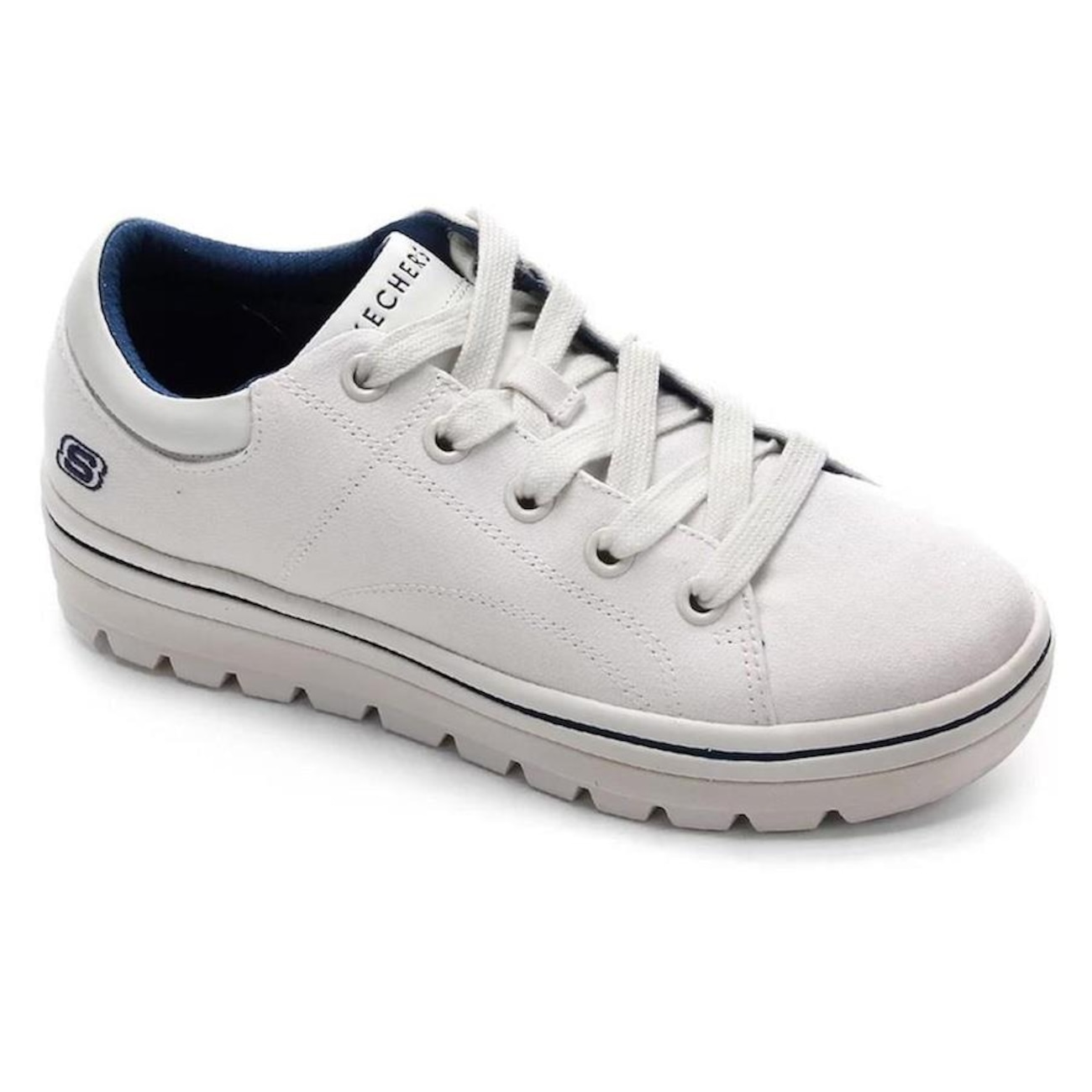 Tênis Skechers Street Cleat Bring It Back Feminino Branco Centauro