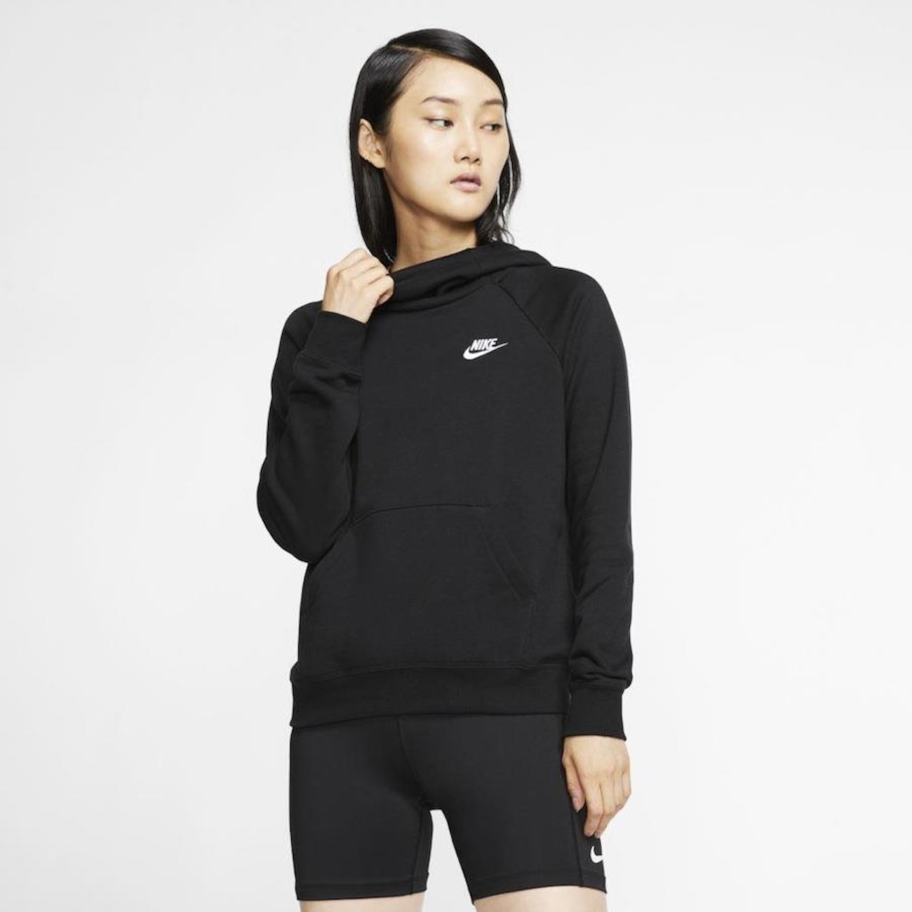 Blusão de Moletom com Capuz Nike Sportswear Essential Feminino