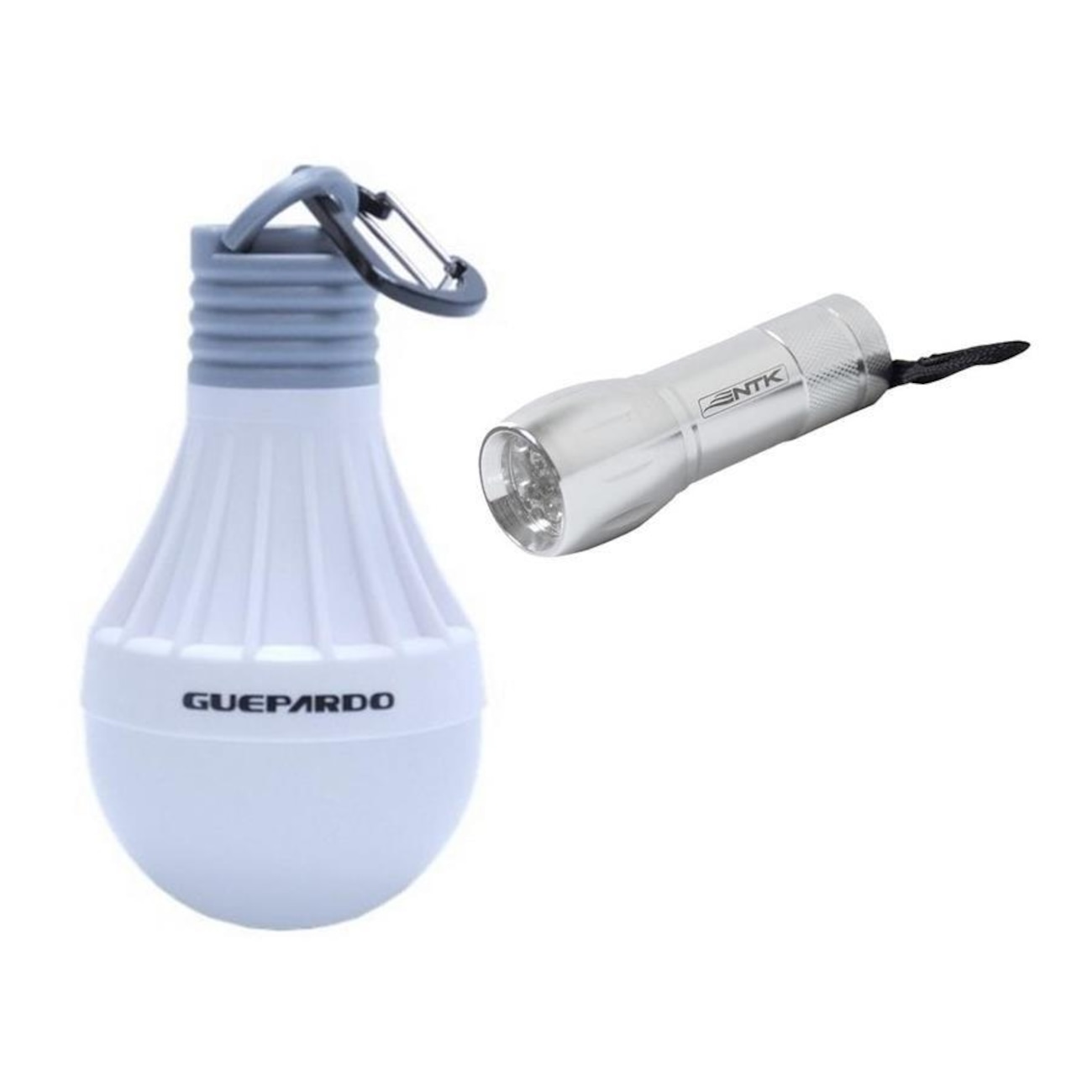 Lâmpada Inteligente Tent Megalite Guepardo + Mini Lanterna 9 LEDs