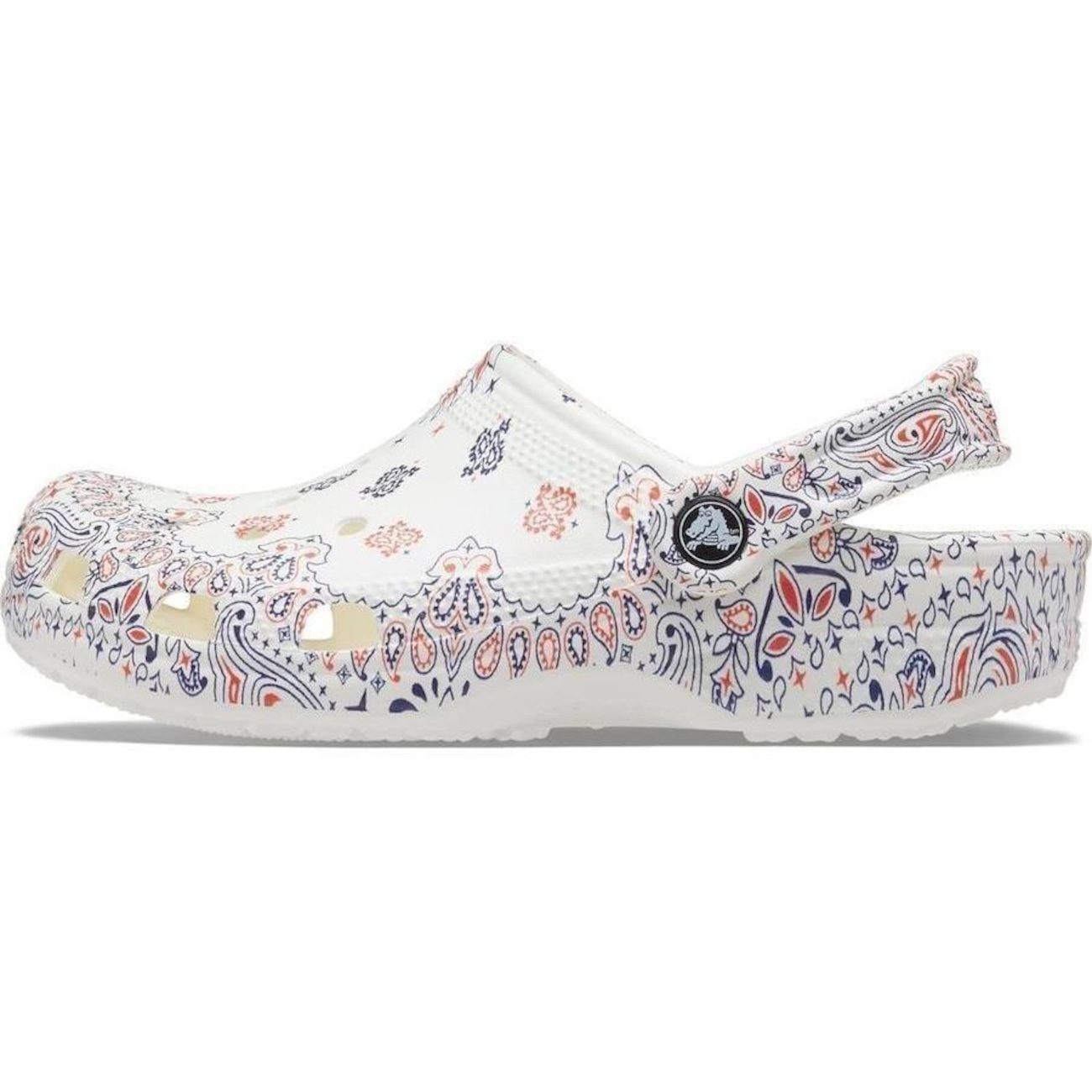 classic americana paisley clog