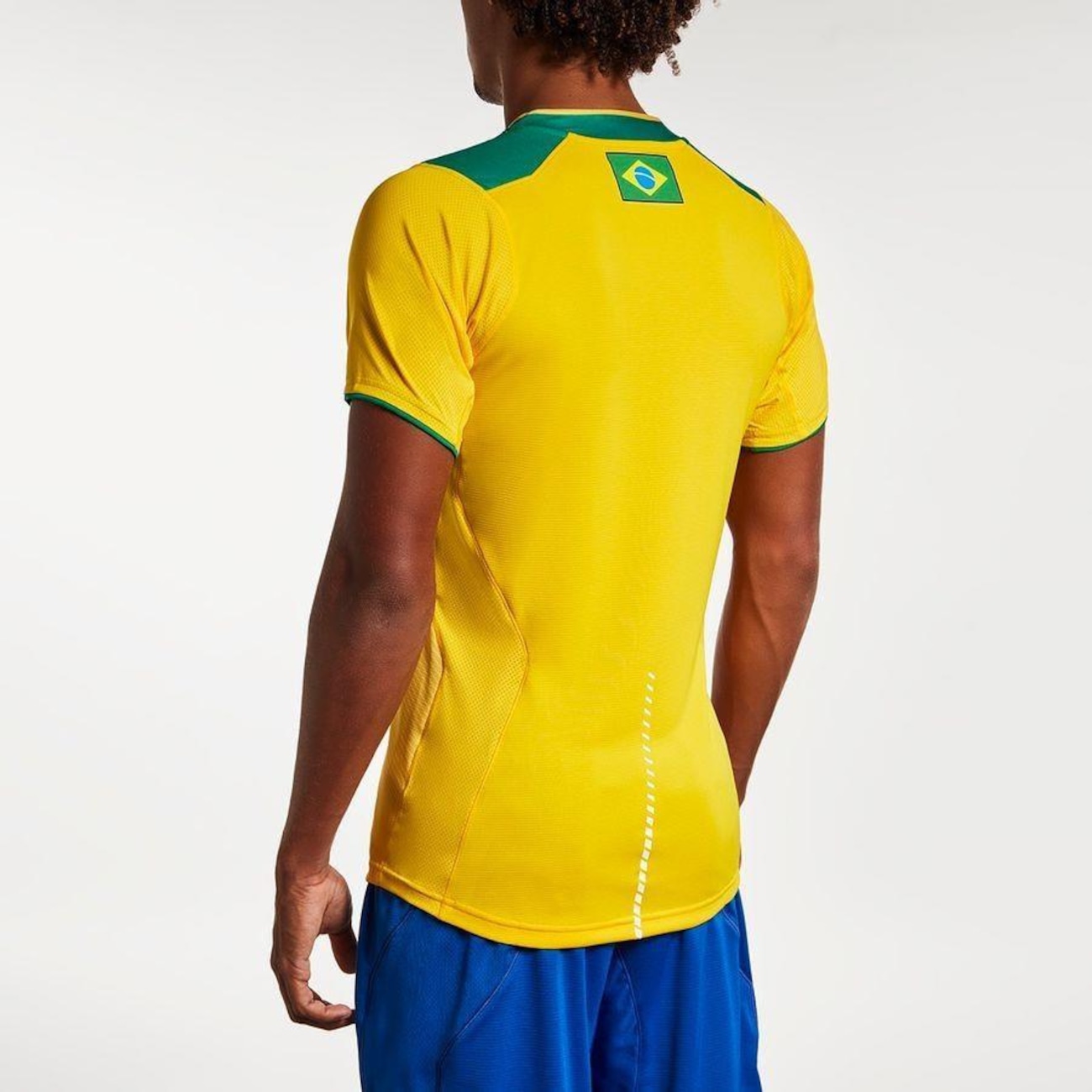 Camisa Seleção Brasil Vôlei, Camiseta Masculina Asics Usado 45156124