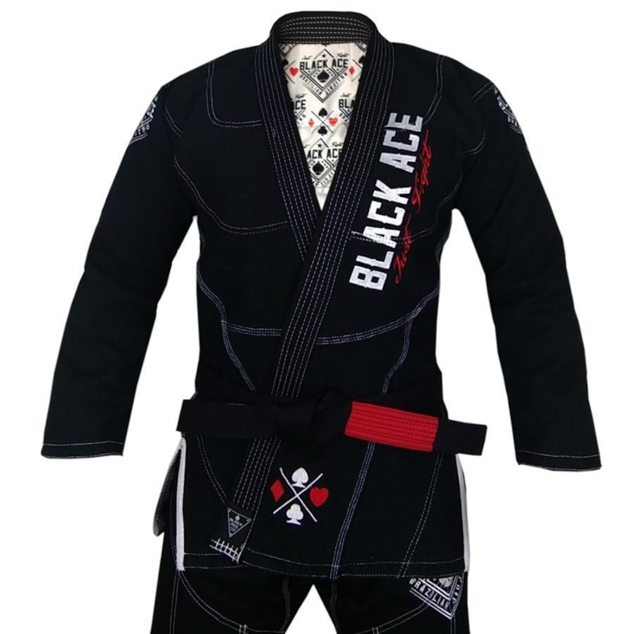 Kimono Black Ace Just Fight - Adulto | Centauro