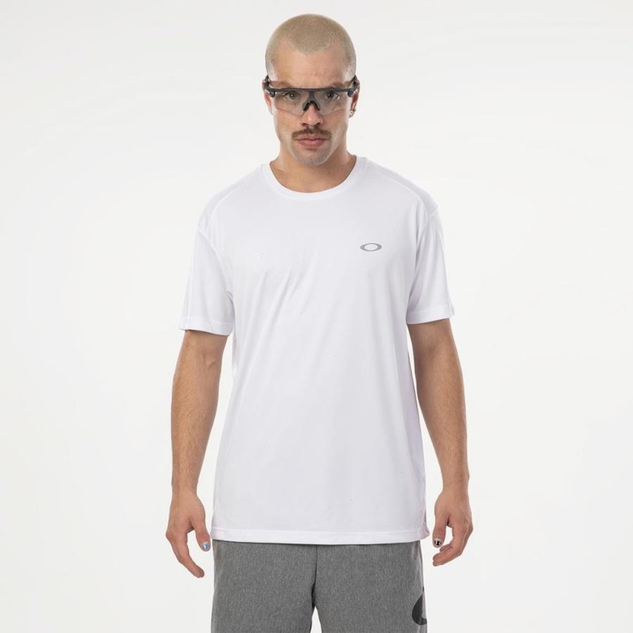 Camiseta Oakley Daily Sport III Masculina - Cinza