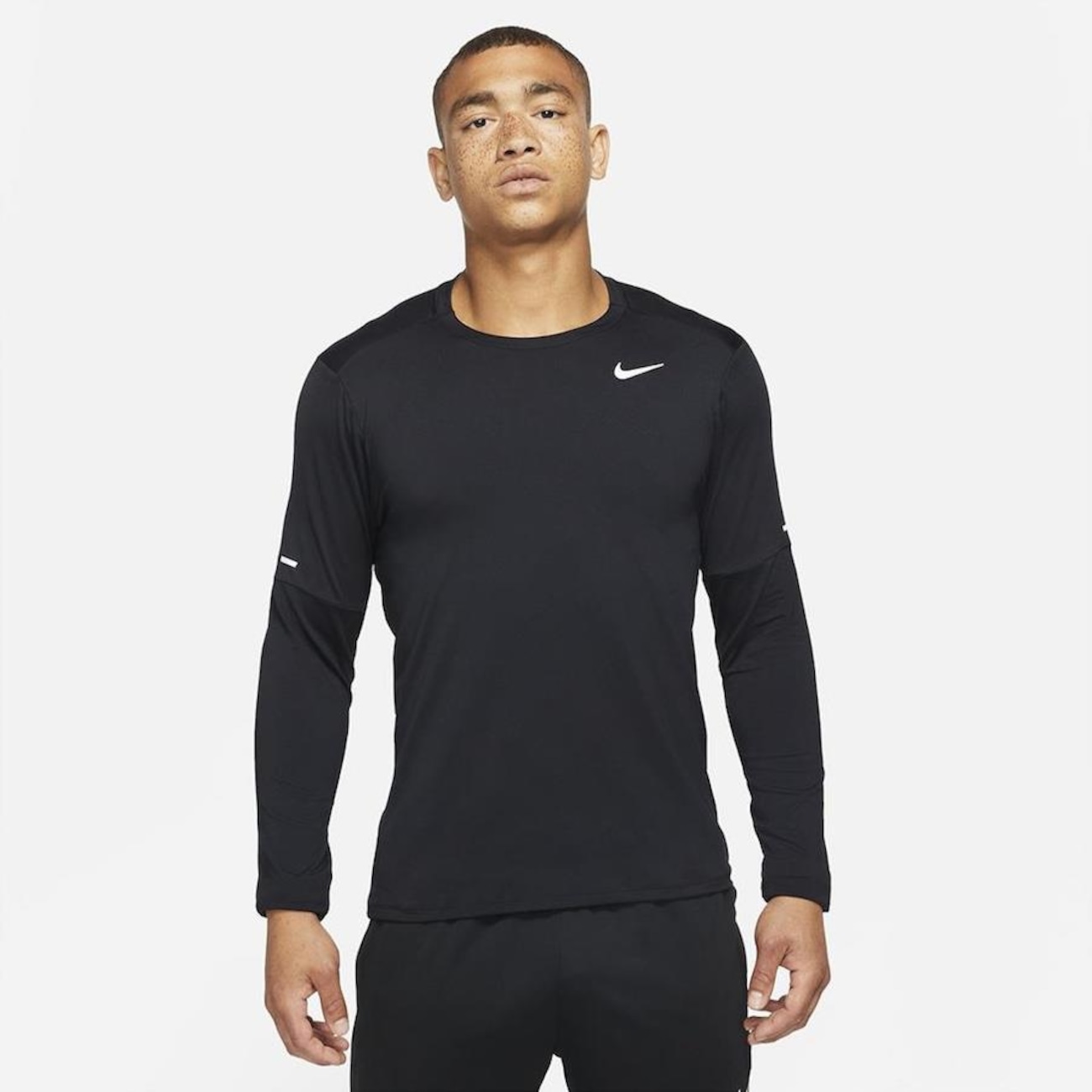 Black long sleeve store dri fit shirt