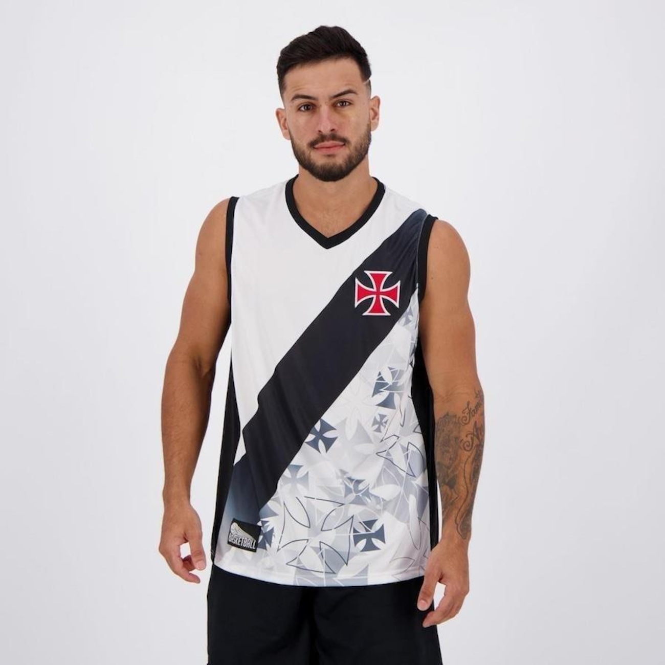 Camiseta Regata Vasco Futfanatics Hoop - Masculina