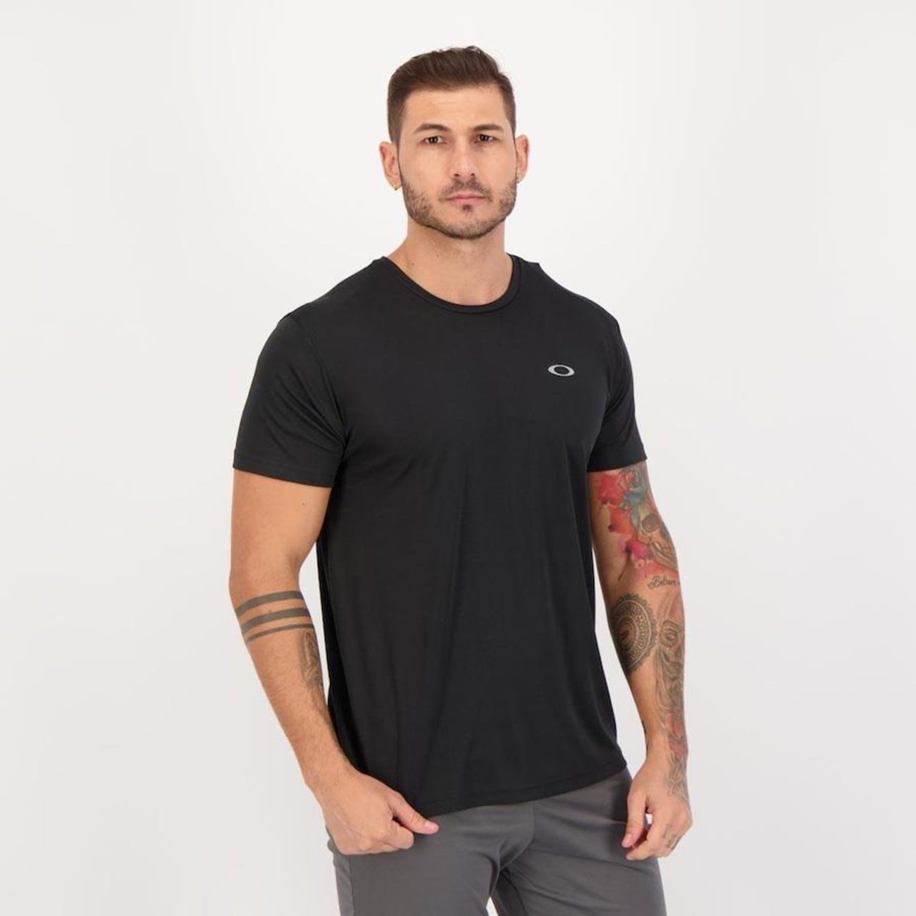 Camiseta Oakley Daily Sport III Cinza Escuro Cinza