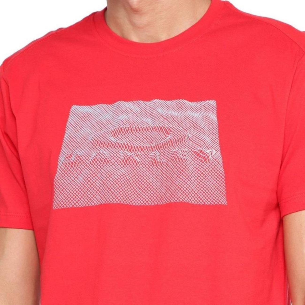 Camiseta Oakley Off Limits Block Tee - Vermelho em Promoção na Americanas