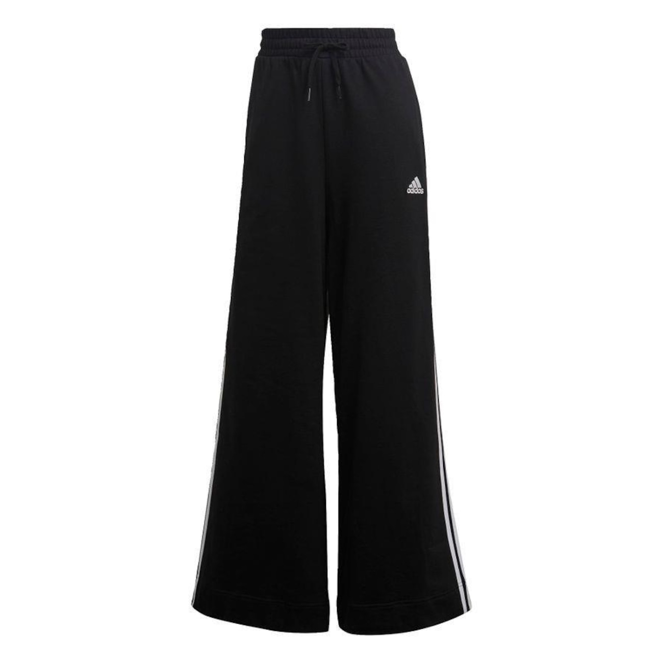 Calça adidas Essentials Wide Leg 3-Stripes - Feminina | Centauro