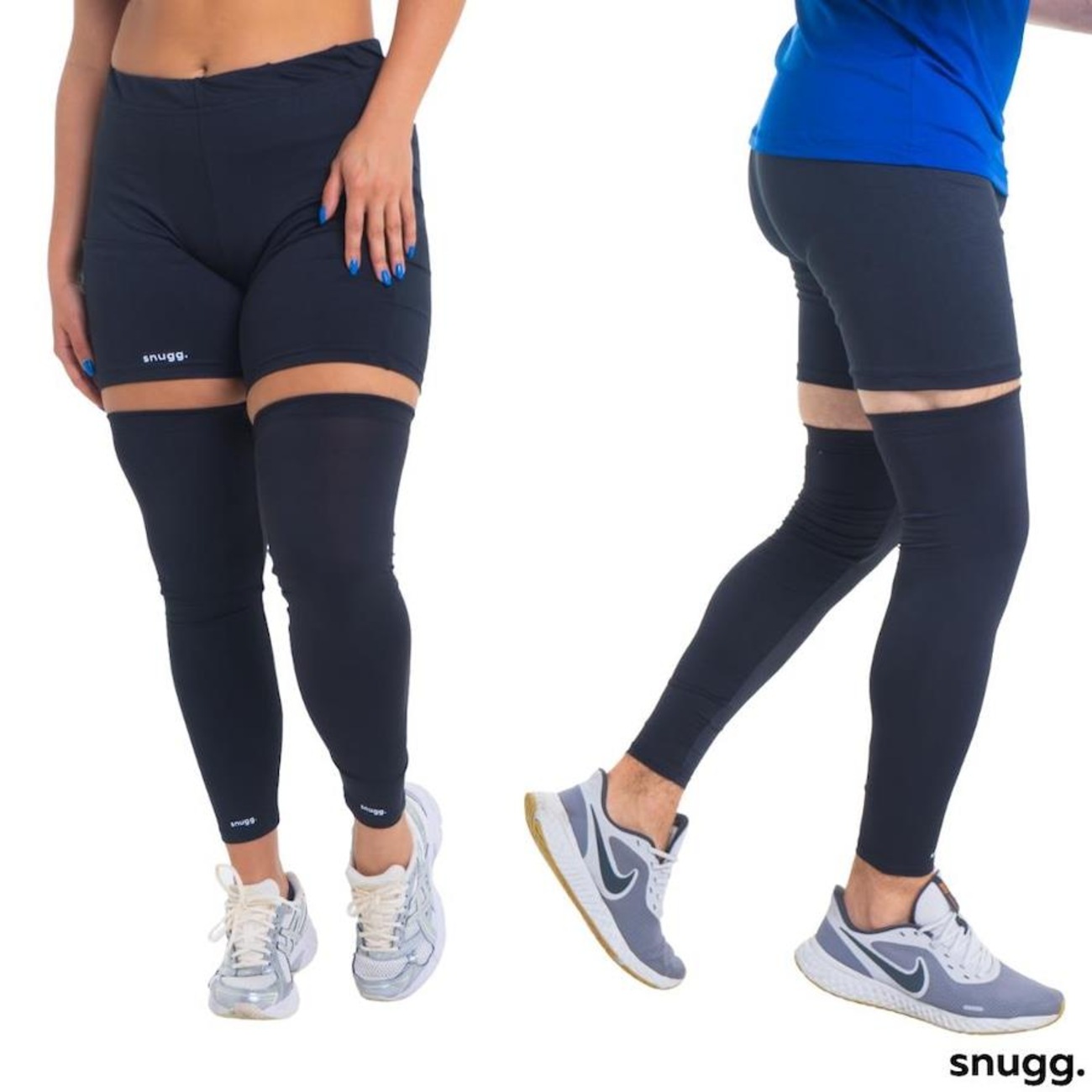 Pernito Segunda Pele Térmica Snugg Wear Proteção UV50+ - Par - Adulto