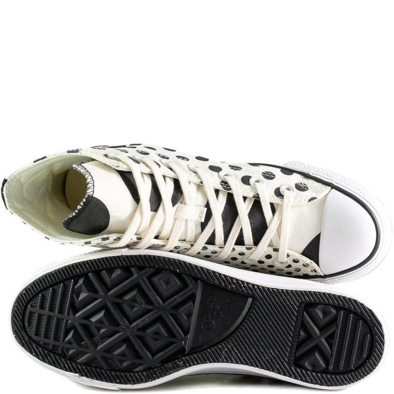Tênis Converse All Star Chuck Taylor Hi Lift Polka Dots Ct1907