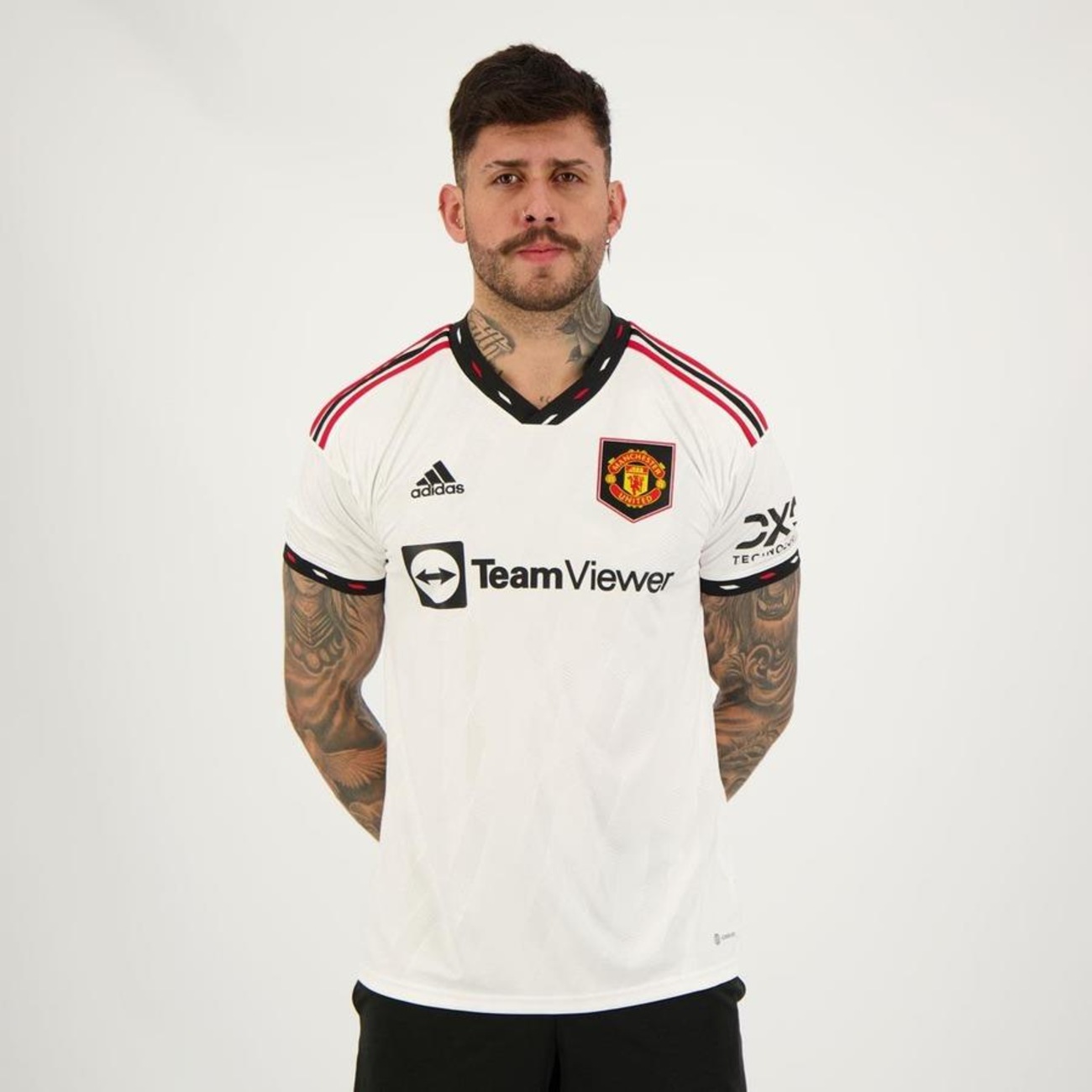 Camisa adidas Manchester United Away 2023 7 Ronaldo - Masculina