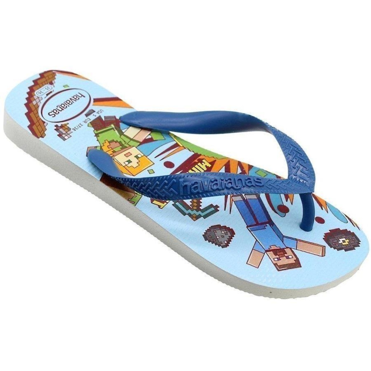 Chinelo Havaianas Game Minecraft Masculino Centauro