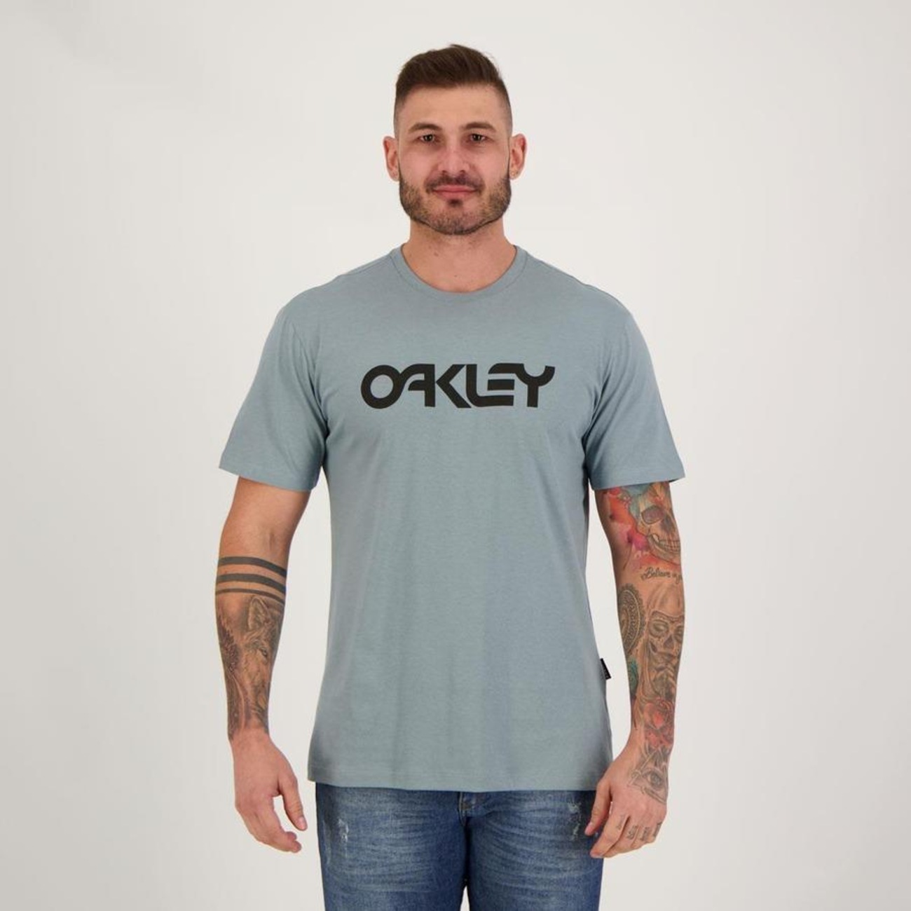 Camiseta oakley original masculina mark ii ss tee branca em Promoção na  Americanas