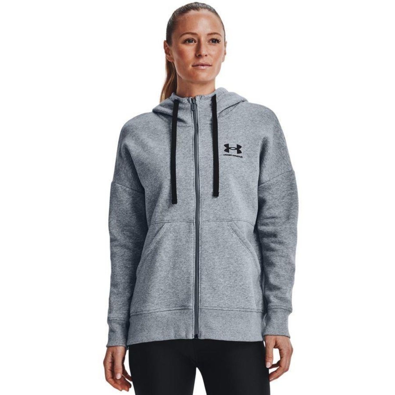 Blusão de Moletom Under Armour Rival Fleece FZ - Feminino | Centauro