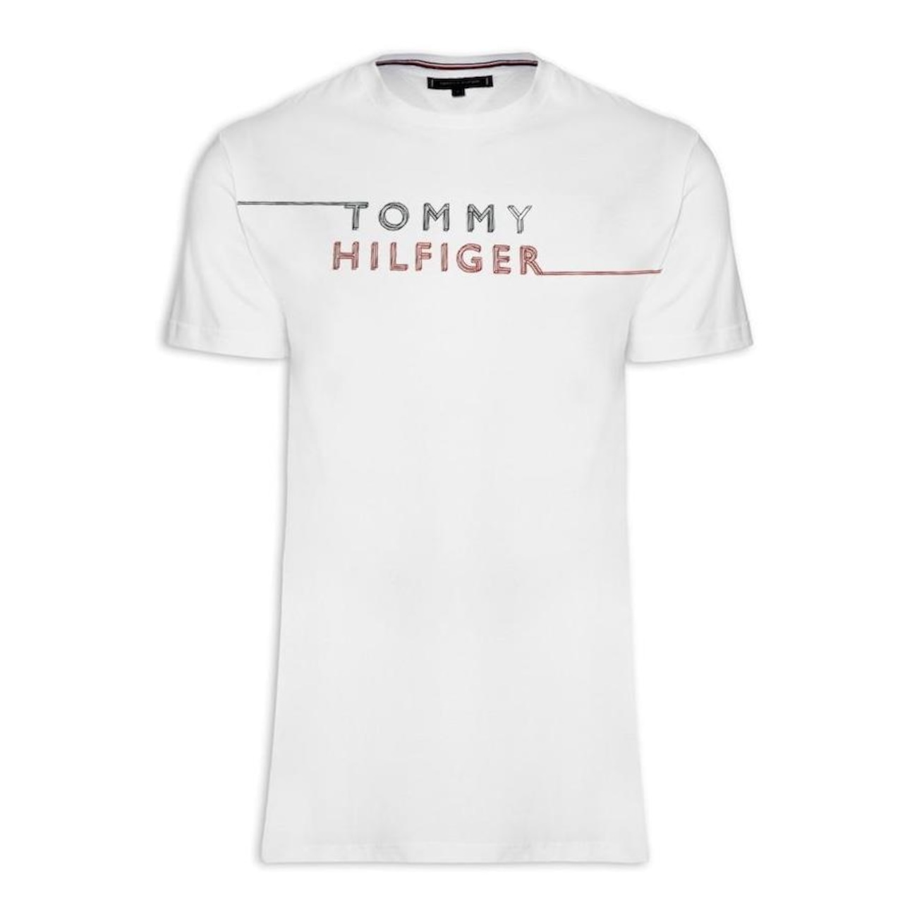 Camiseta Tommy Hilfiger Ab Two Tone Hilfiger Masculina Tommy