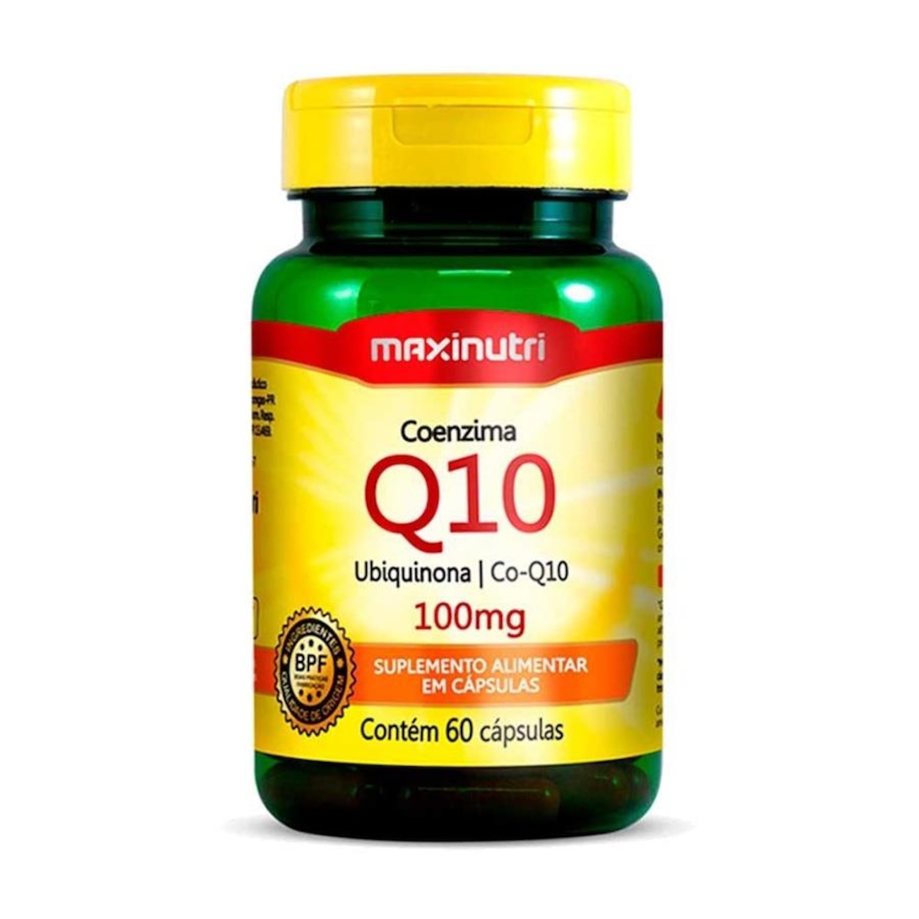 Coenzima Q10 100mg Maxinutri 60 Cápsulas Centauro