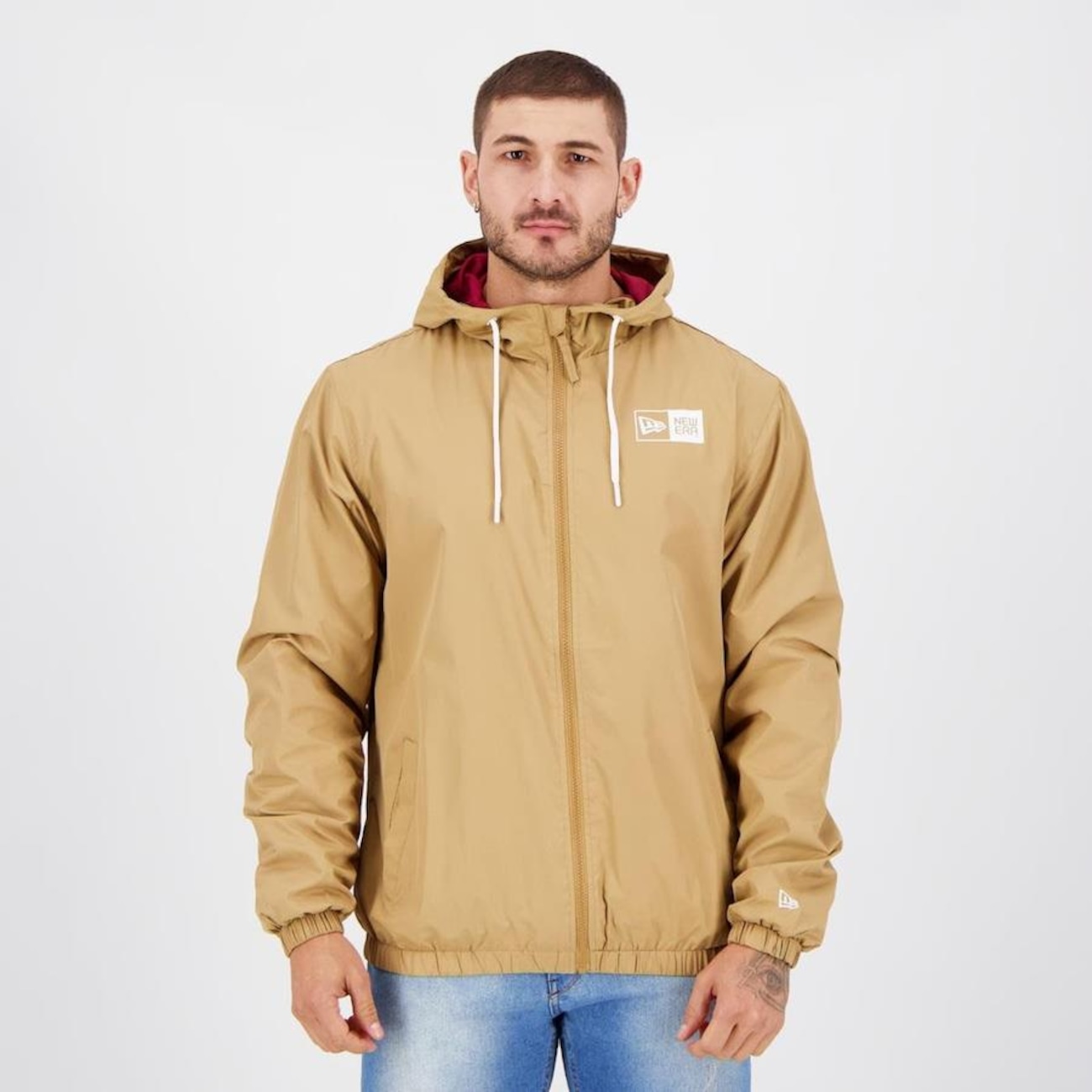 Vento Masculino New Era Blunt Corta Vento Jaqueta Corta Vento Com