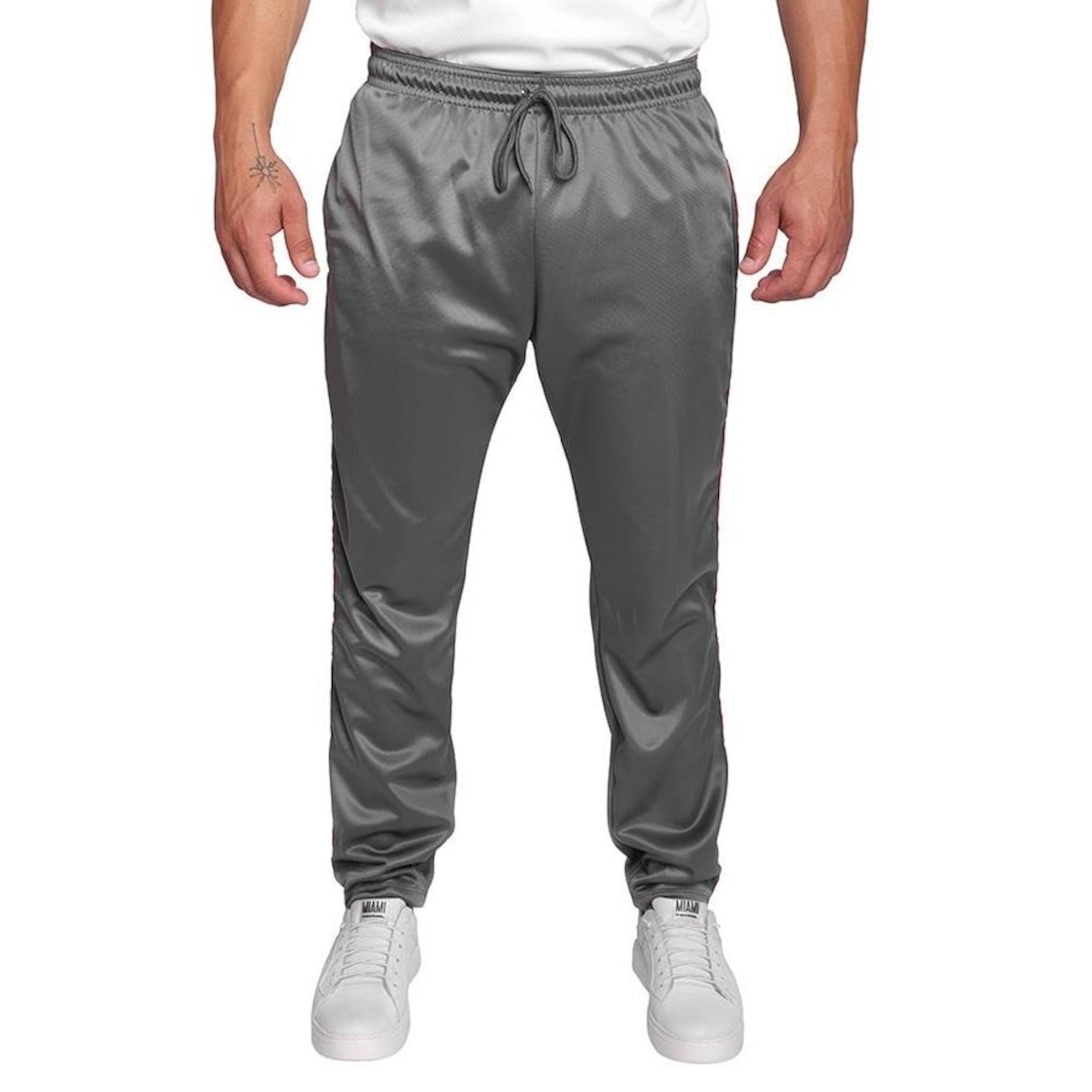 Calça de Treino Resina com Listras Laterais - Masculina