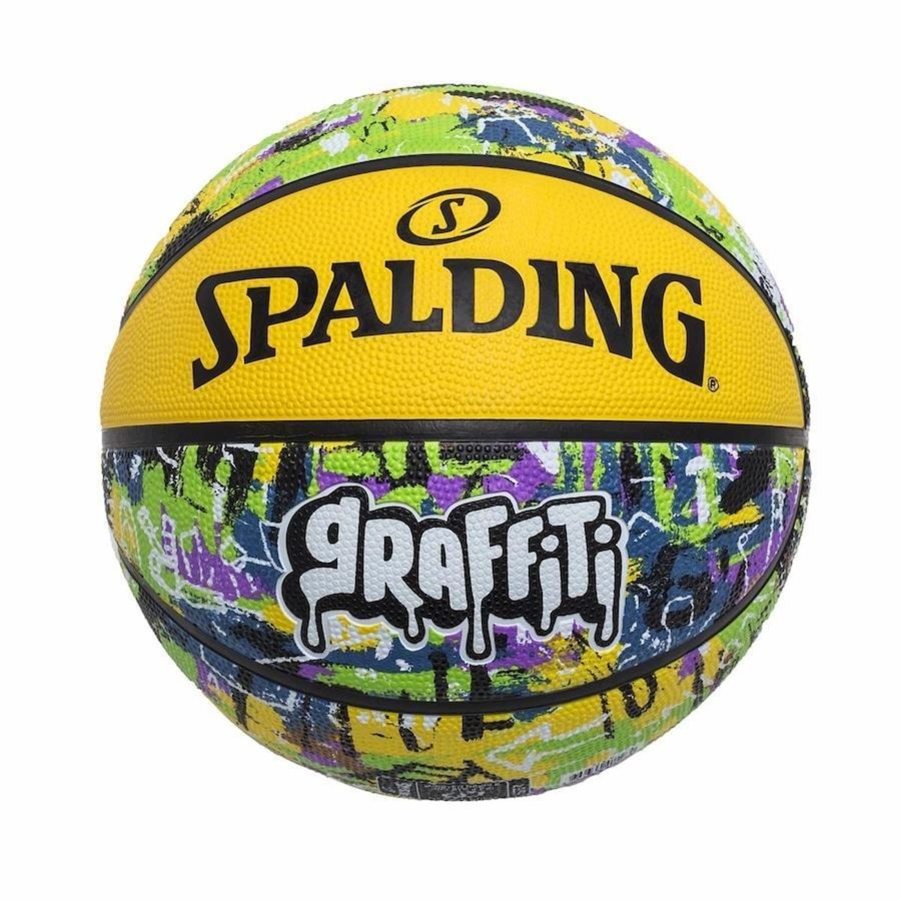 Bola de Basquete NBA Spalding Marble Series Rainbow Tam 7 - Branco