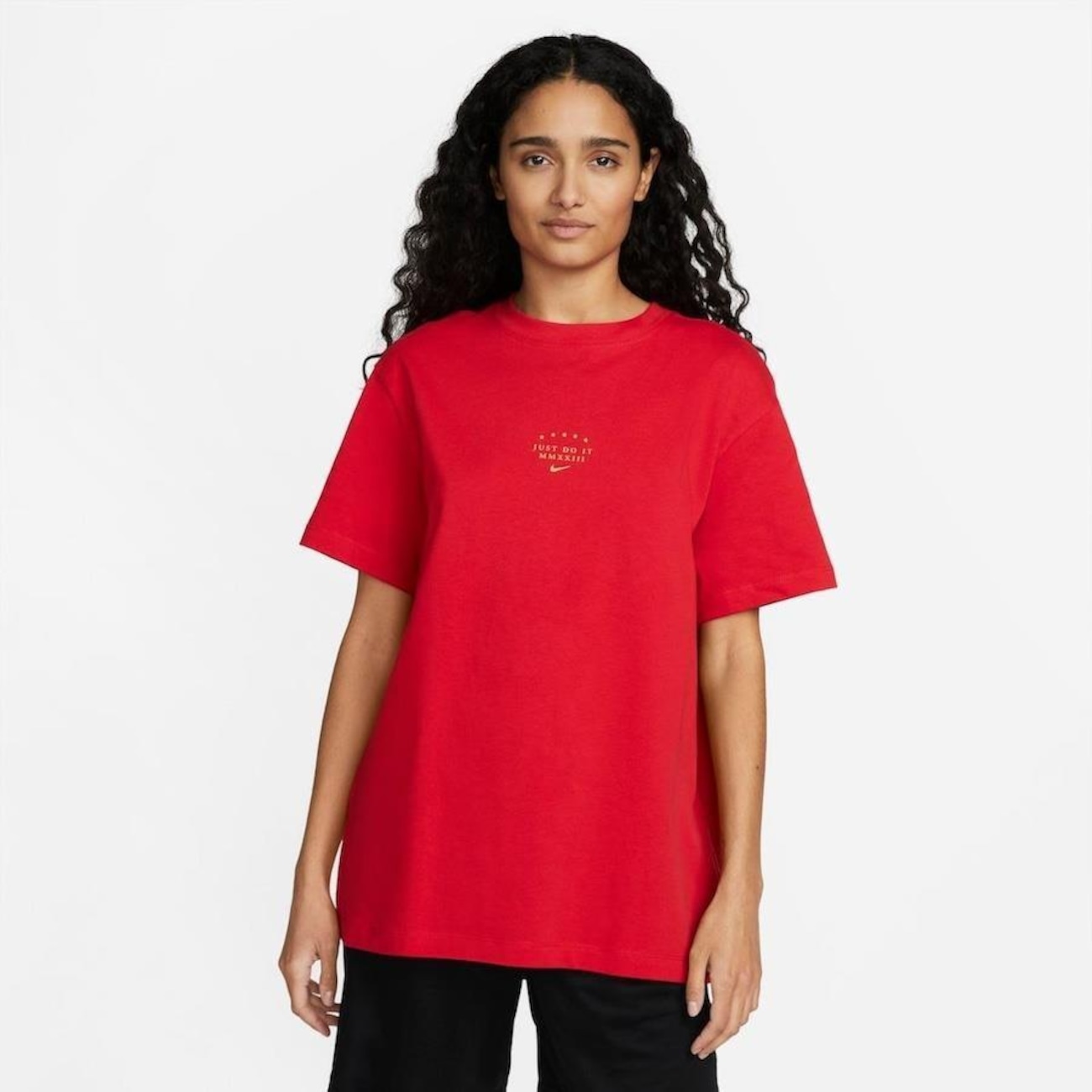 Nike red cheap top womens