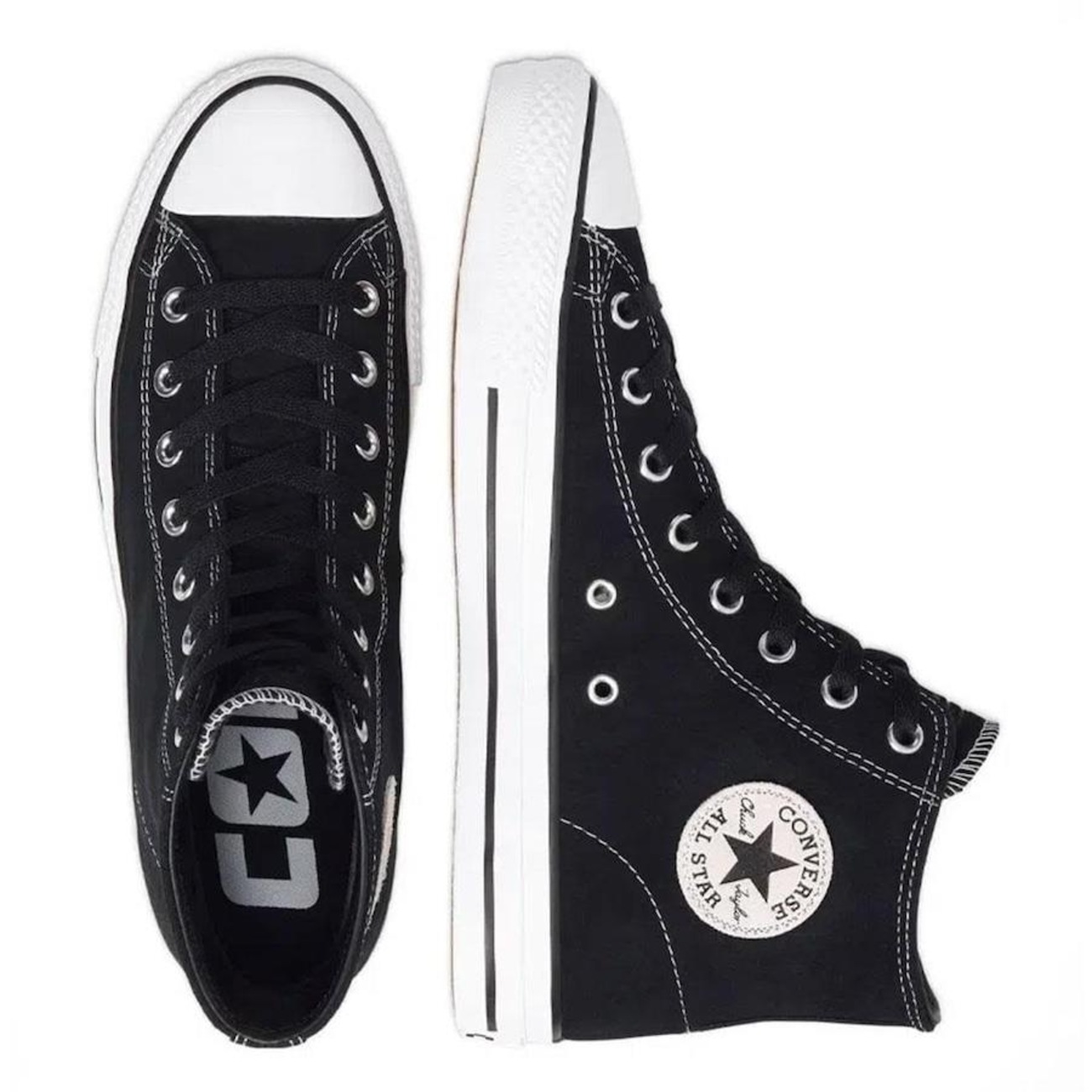 Tênis Converse Chuck Taylor All Star HI PRO Preto / Branco CT17190001