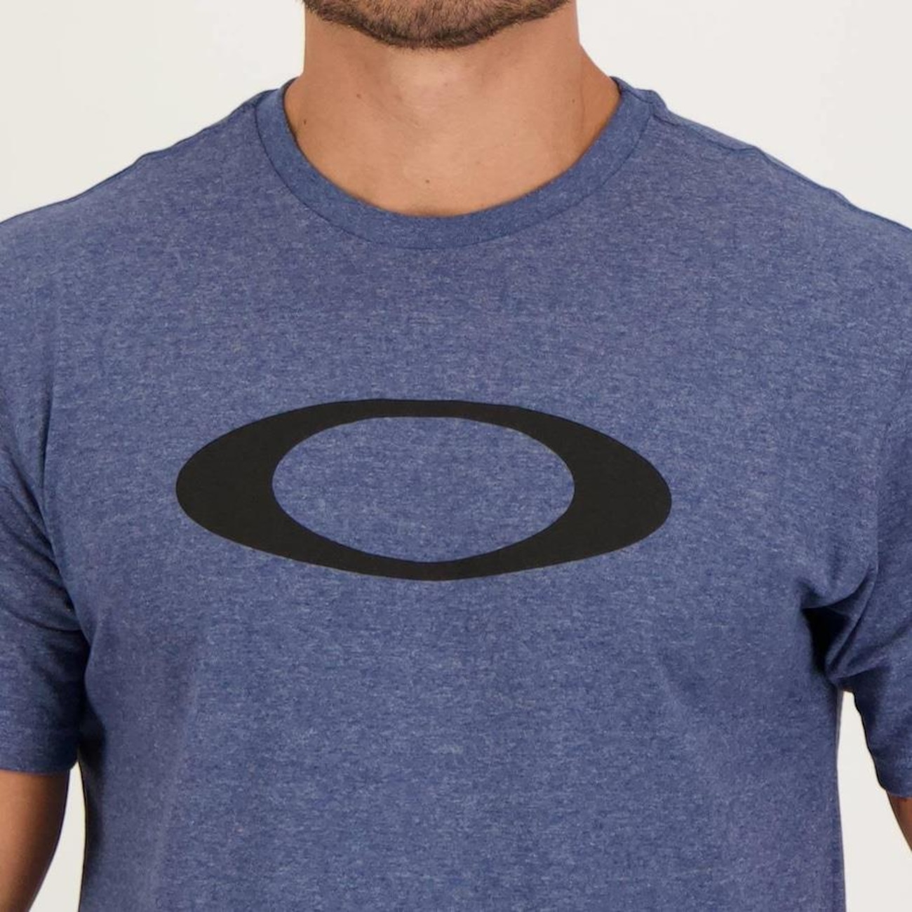 Oakley Camiseta masculina de elipse de metal, Linha vermelha, P