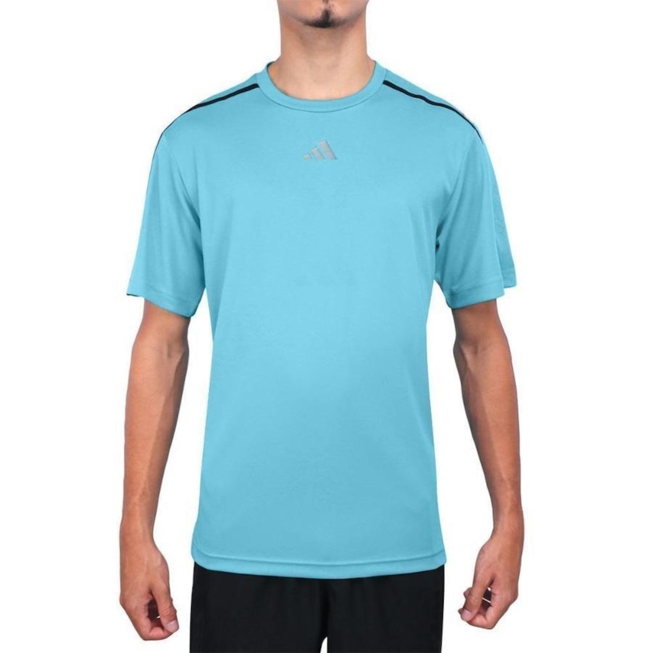 Camiseta adidas yoga base azul masculina :: Amil Esportes