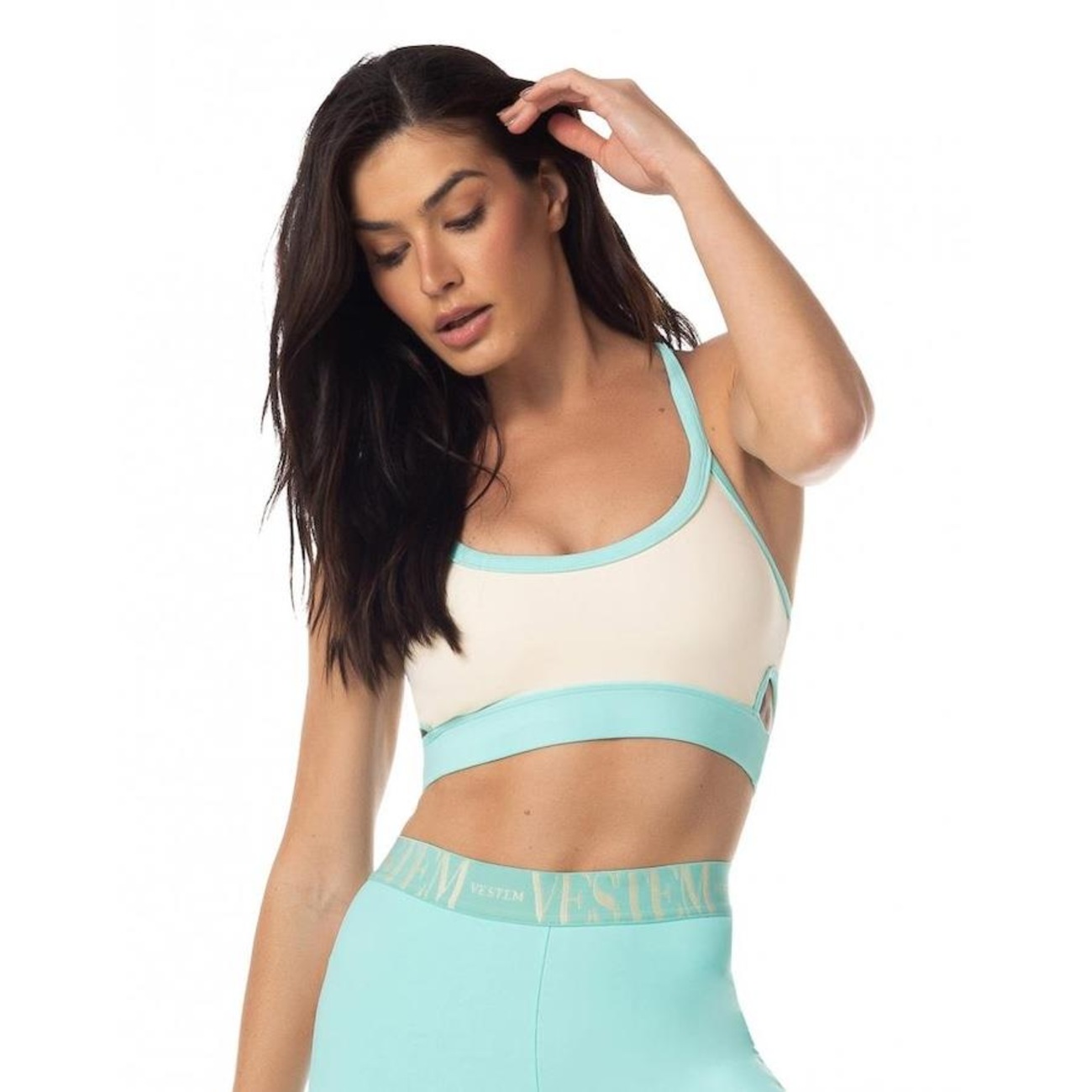 Top Fitness com Bojo Vestem Corset Greta - Feminino