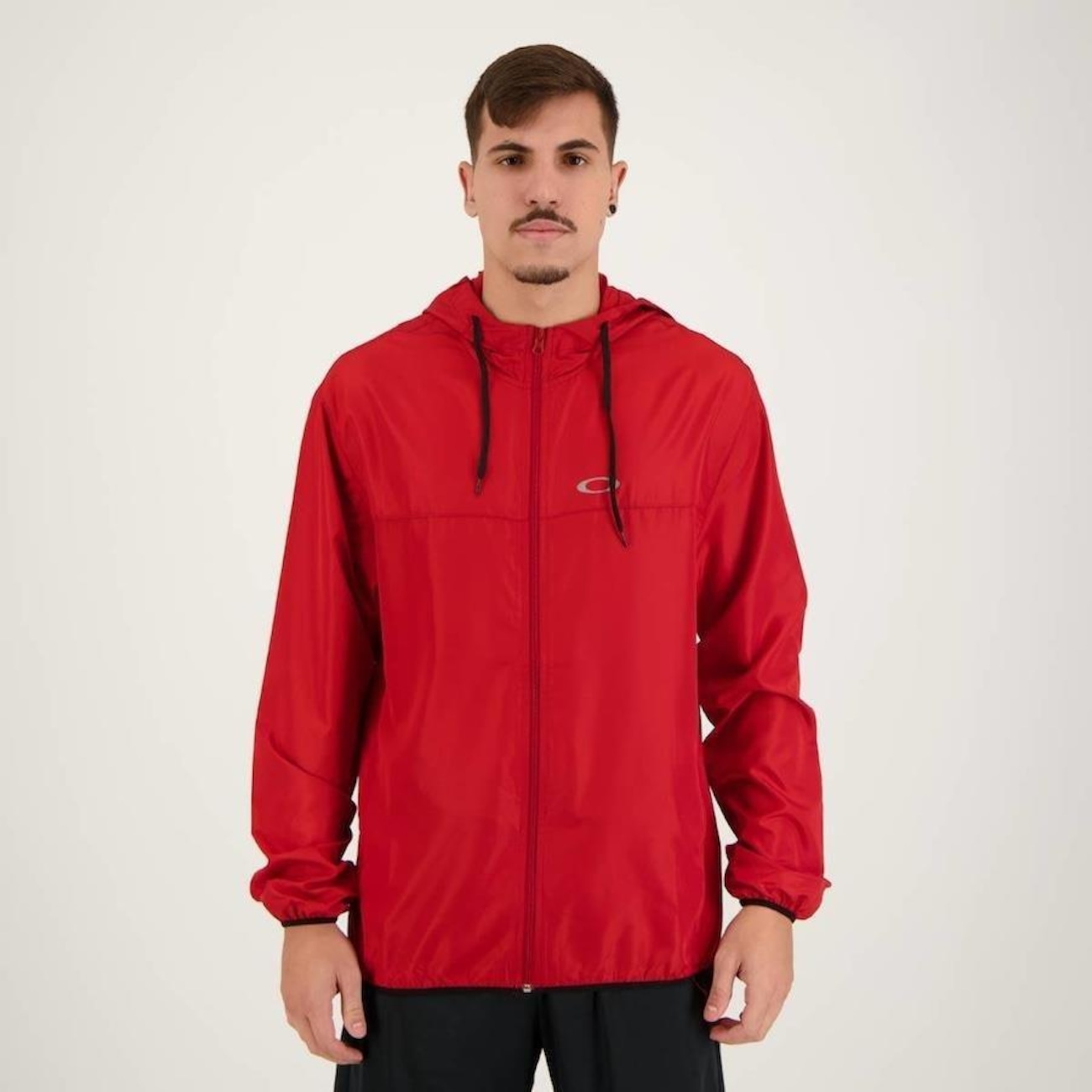 Jaqueta Corta Vento com Capuz Oakley I Masculina Centauro
